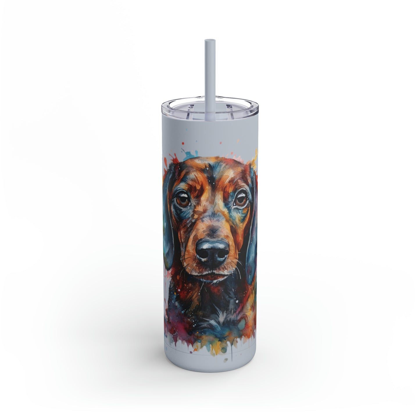 Dachshund 3 Maars Maker Skinny Matte Tumbler, 20oz