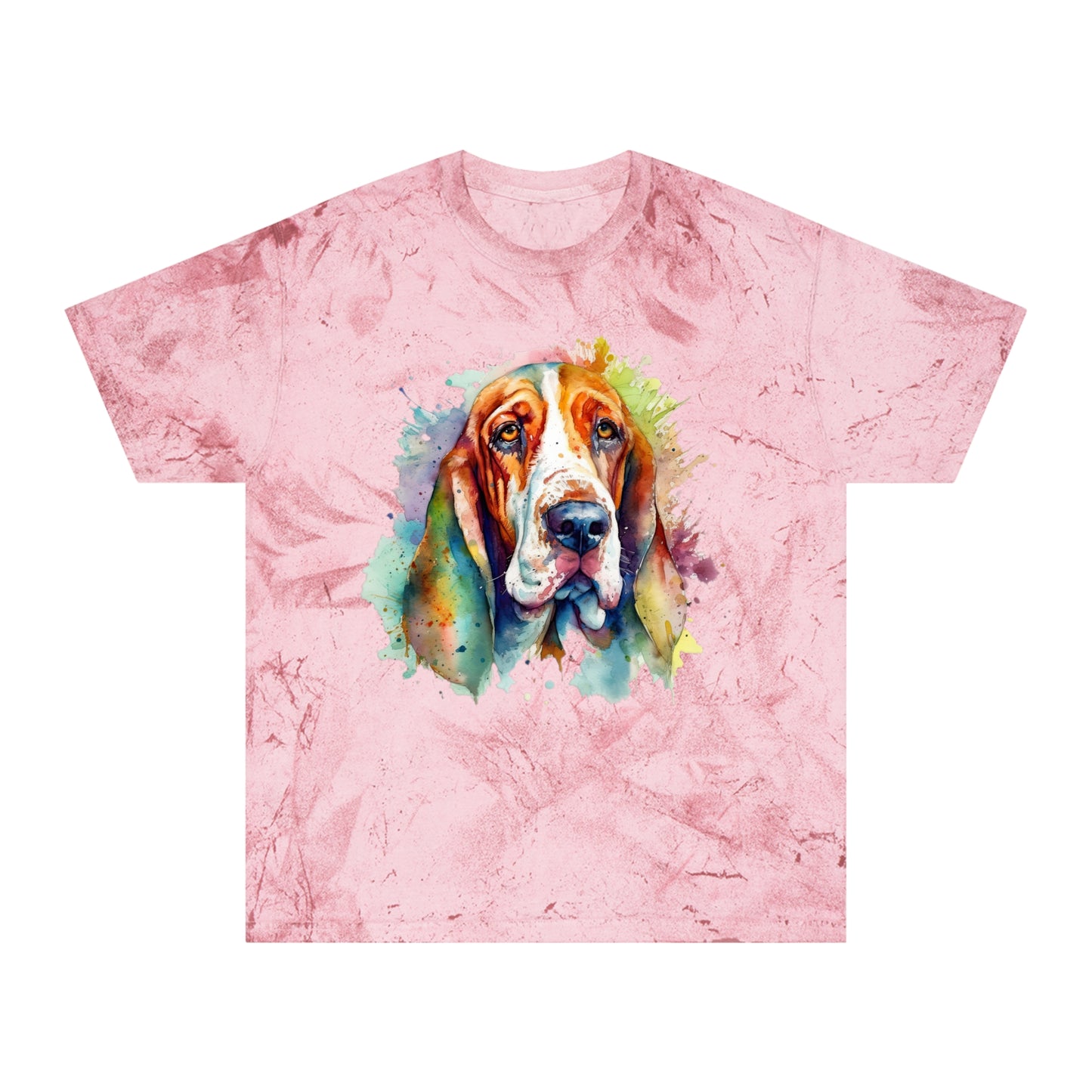 Basset Hound 1 Unisex Color Blast T-Shirt