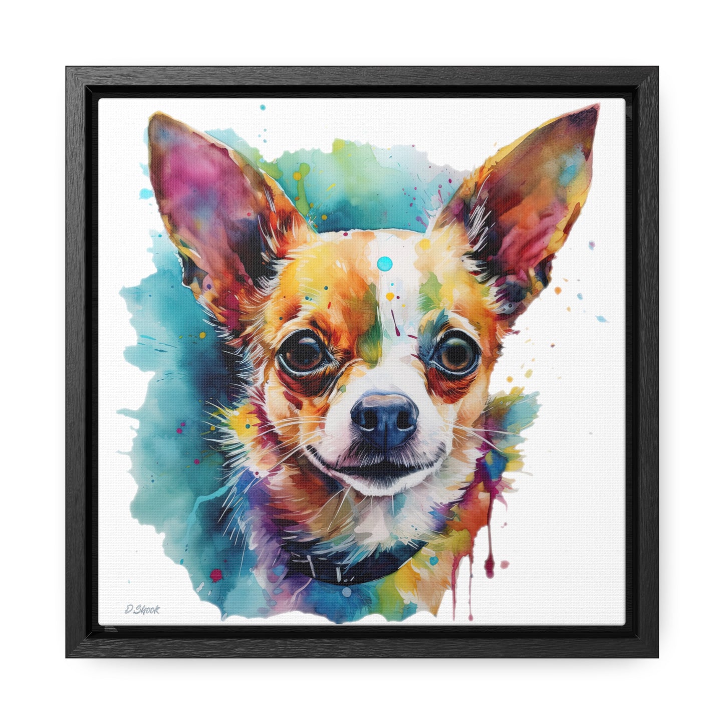 Chihuahua 1 Gallery Canvas Wraps, Square Frame