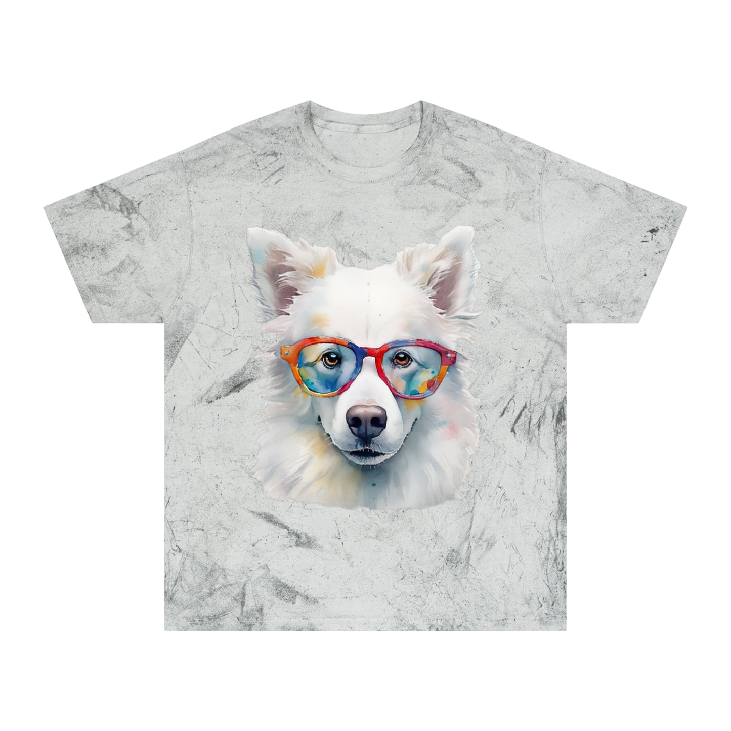 American Eskimo Dog 5 Unisex Color Blast T-Shirt