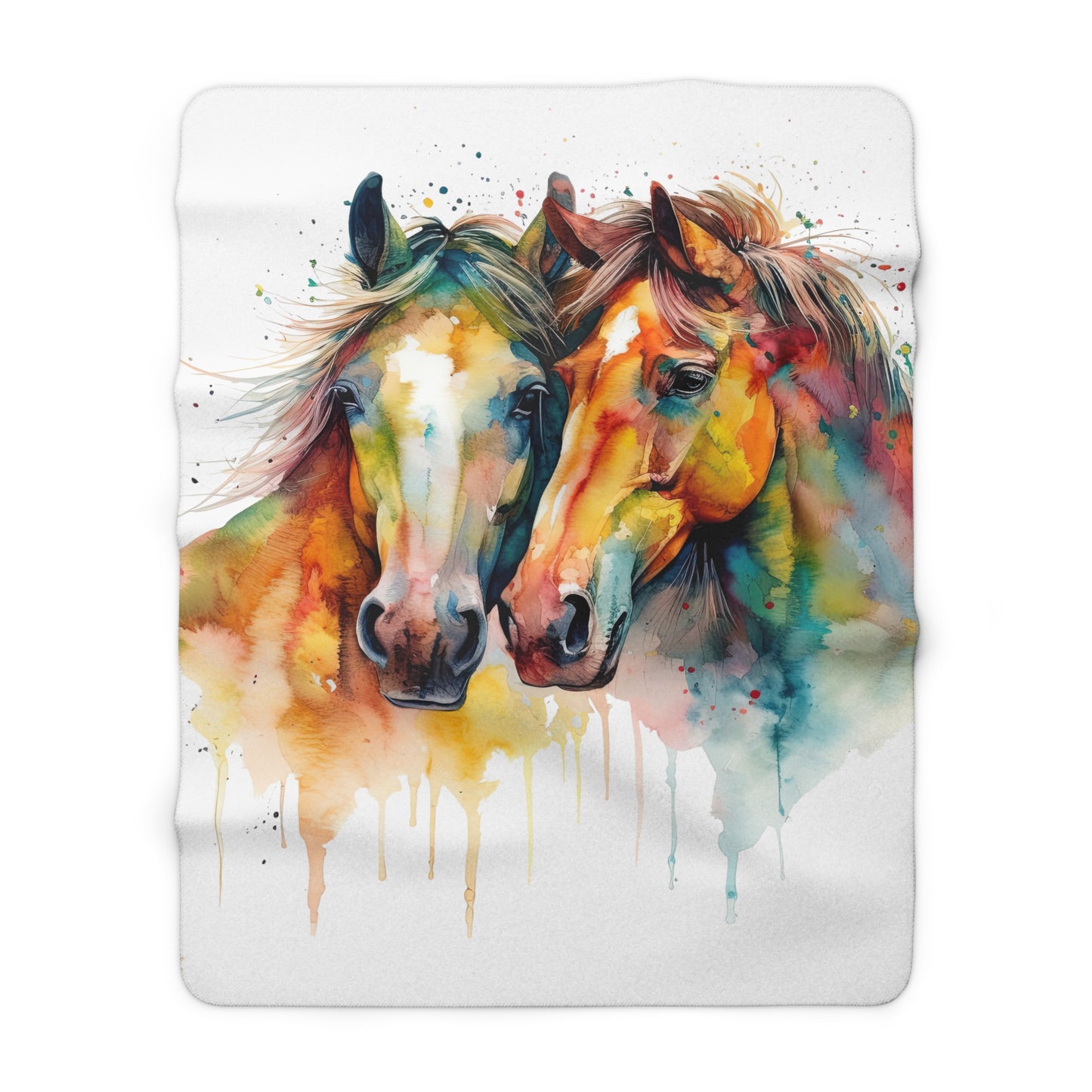 Horse Rescue 6 Sherpa Fleece Blanket