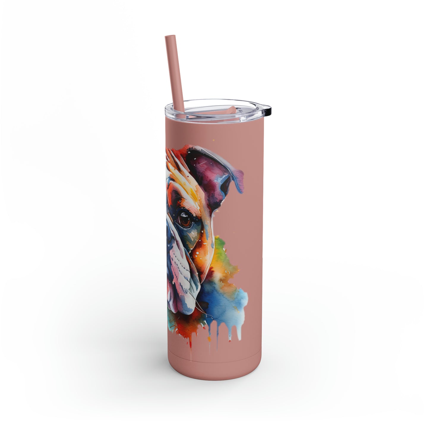 Bulldog 4 Maars Maker Skinny Matte Tumbler, 20oz