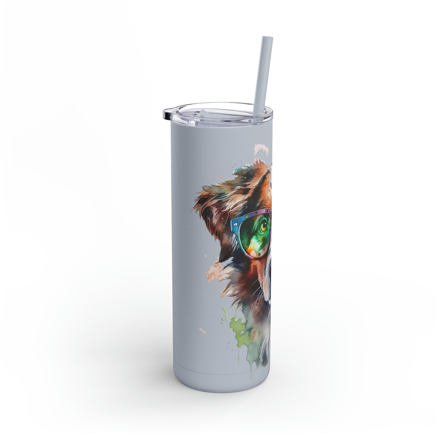 Australian Shepherd 5 Maars Maker Skinny Matte Tumbler, 20oz