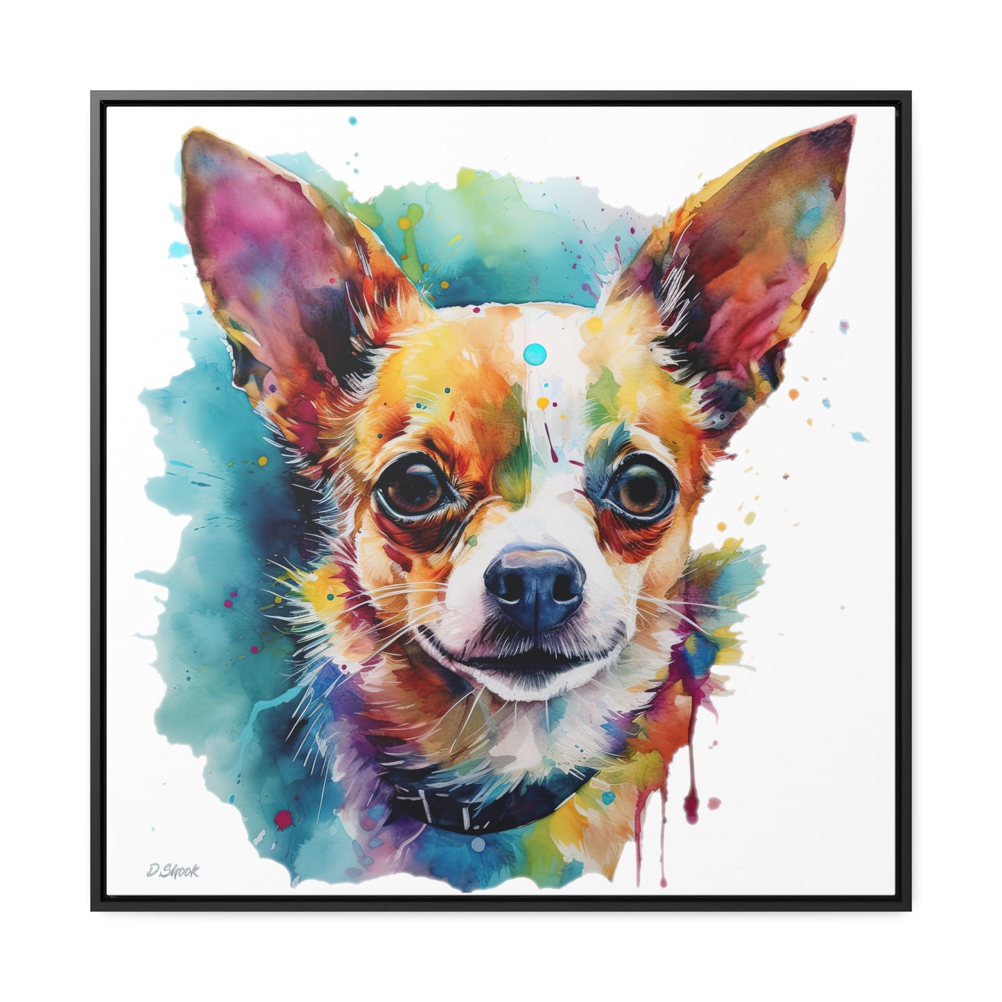 Chihuahua 1 Gallery Canvas Wraps, Square Frame
