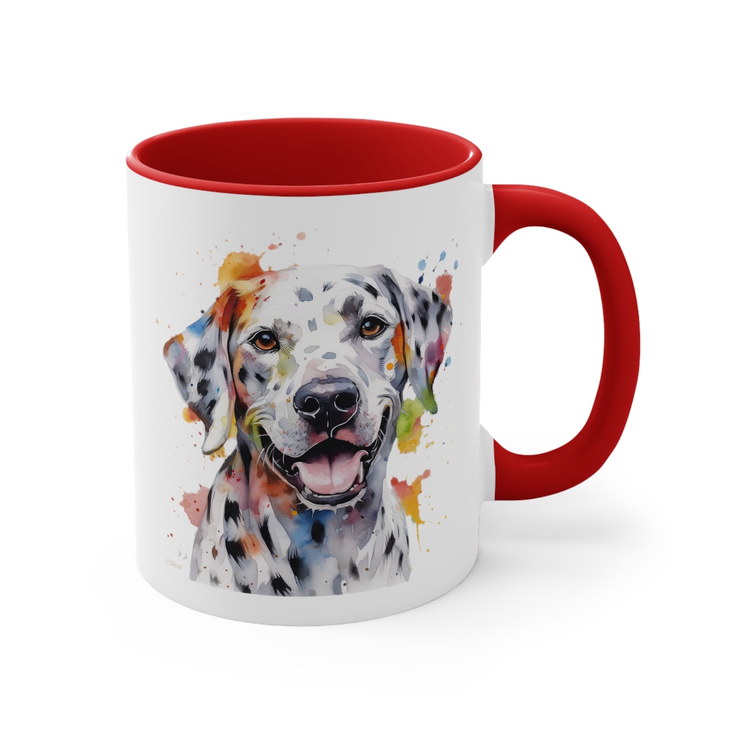 Dalmatian 1 Accent Mugs