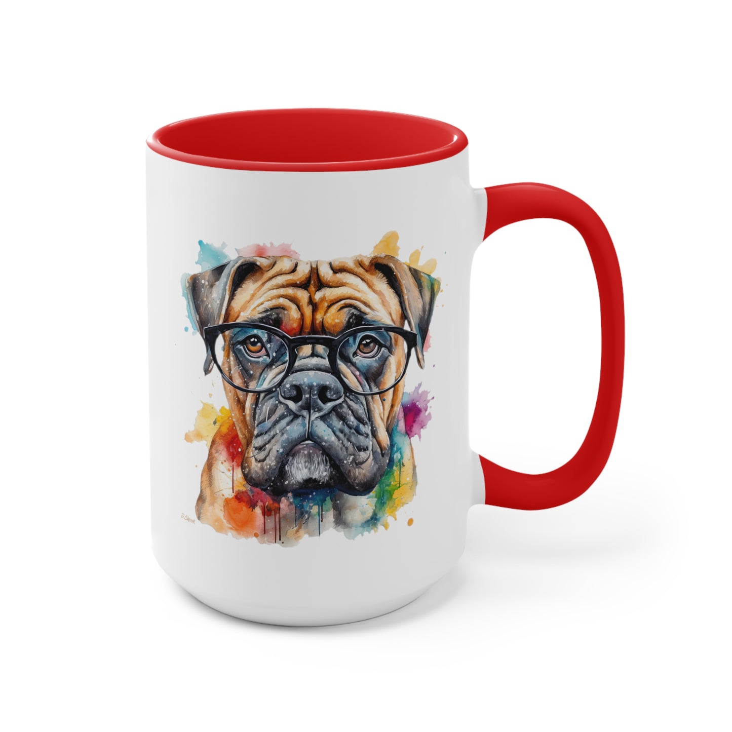 Bullmastiff 6 Accent Mugs