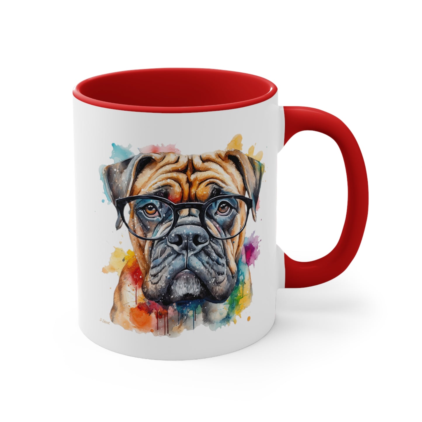 Bullmastiff 6 Accent Mugs