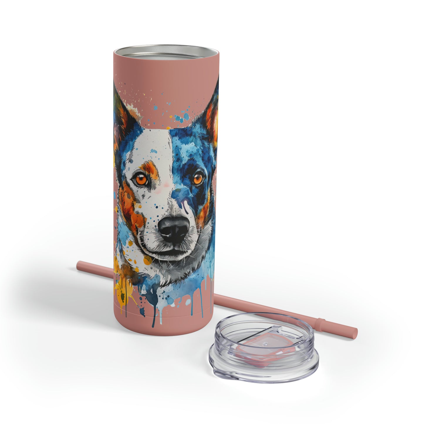 Blue Heeler 2 Maars Maker Skinny Matte Tumbler, 20oz