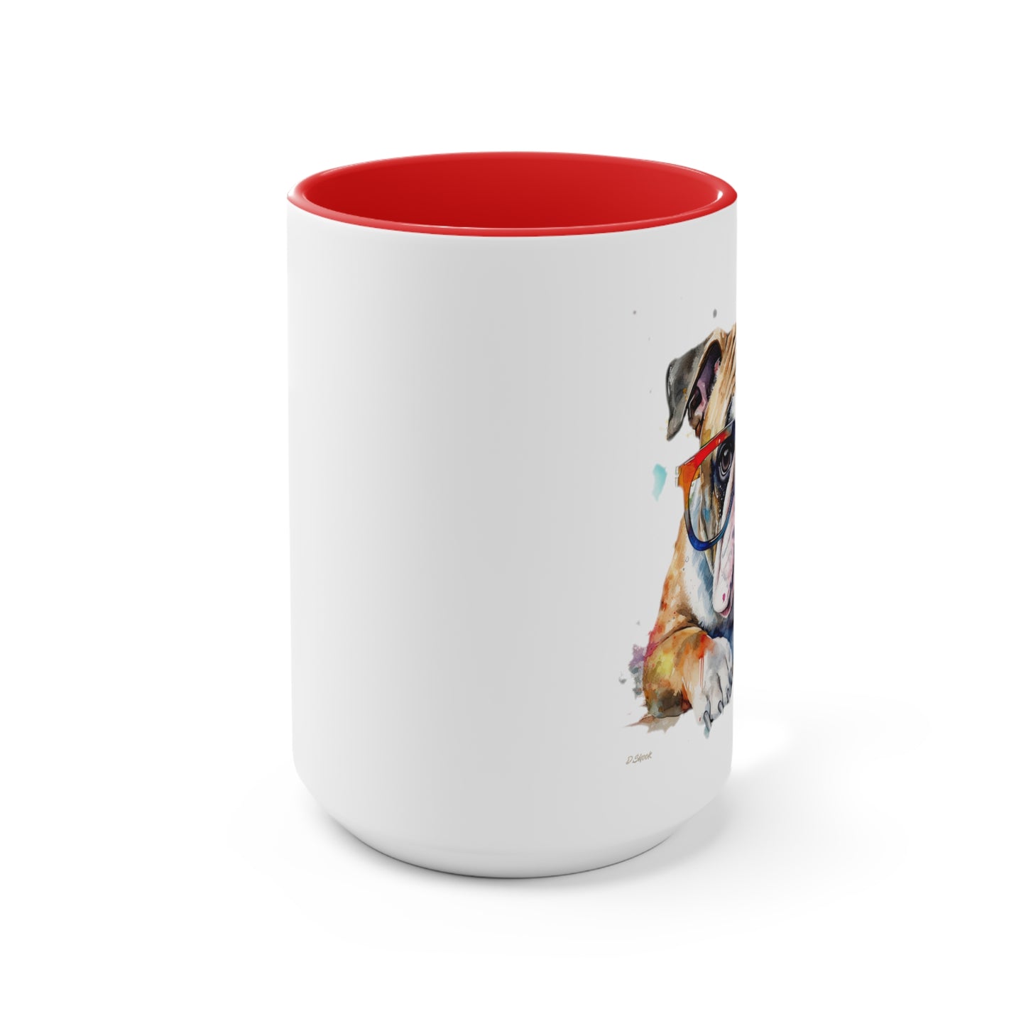 Bulldog 5 Accent Mugs