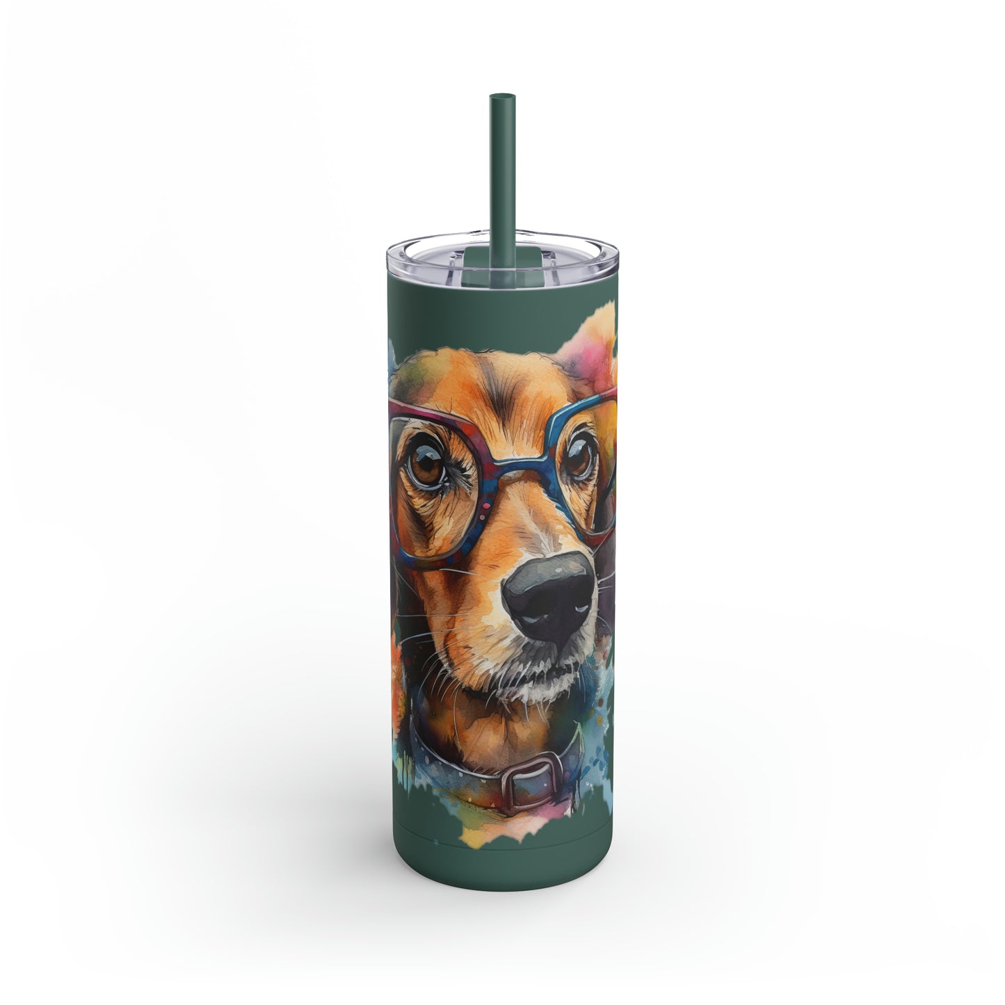 Dachshund 7 Maars Maker Skinny Matte Tumbler, 20oz