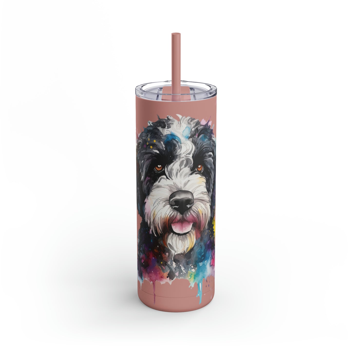 Portuguese Water Dog 1 Maars Maker Skinny Matte Tumbler, 20oz