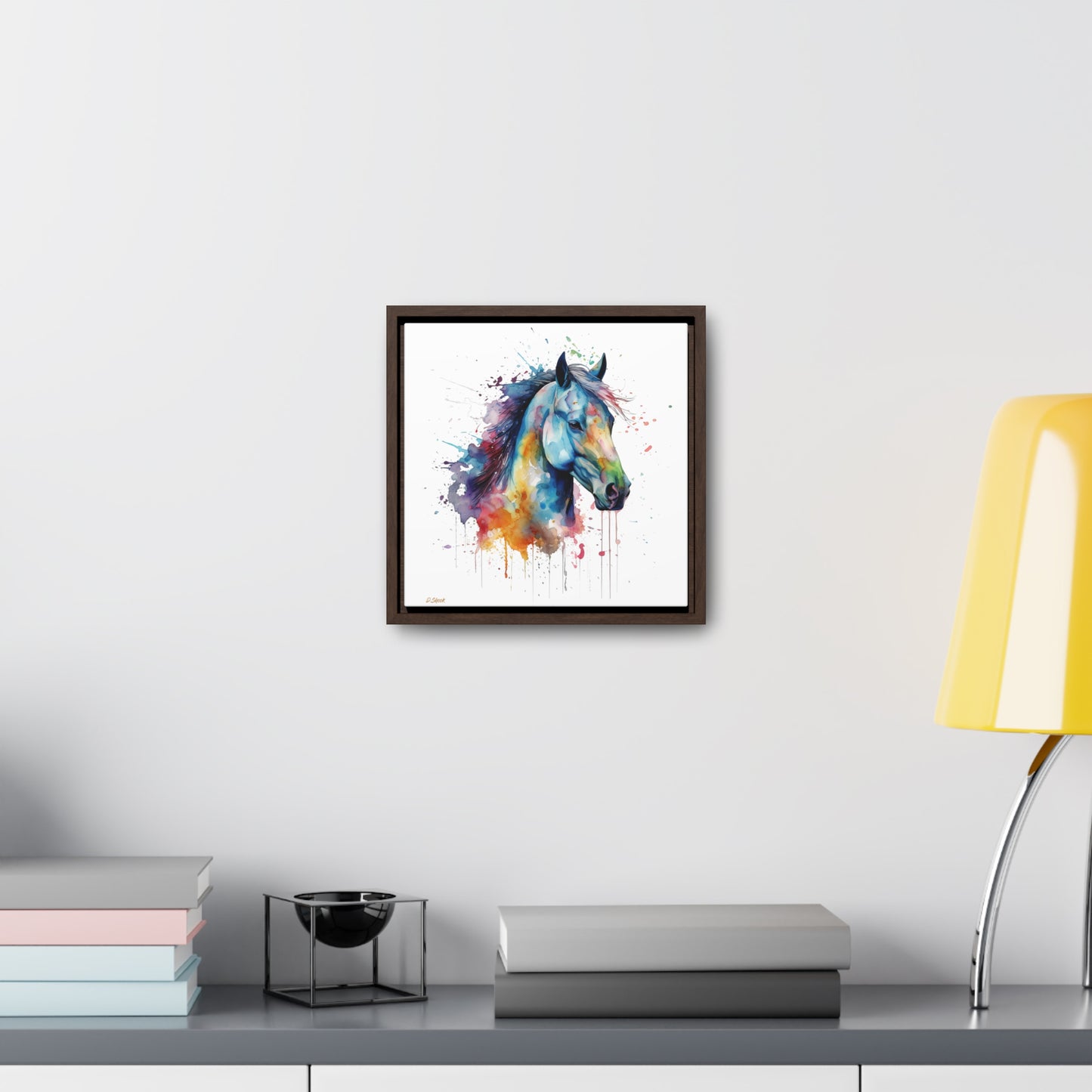 Horse Rescue 13 Gallery Canvas Wraps, Square Frame