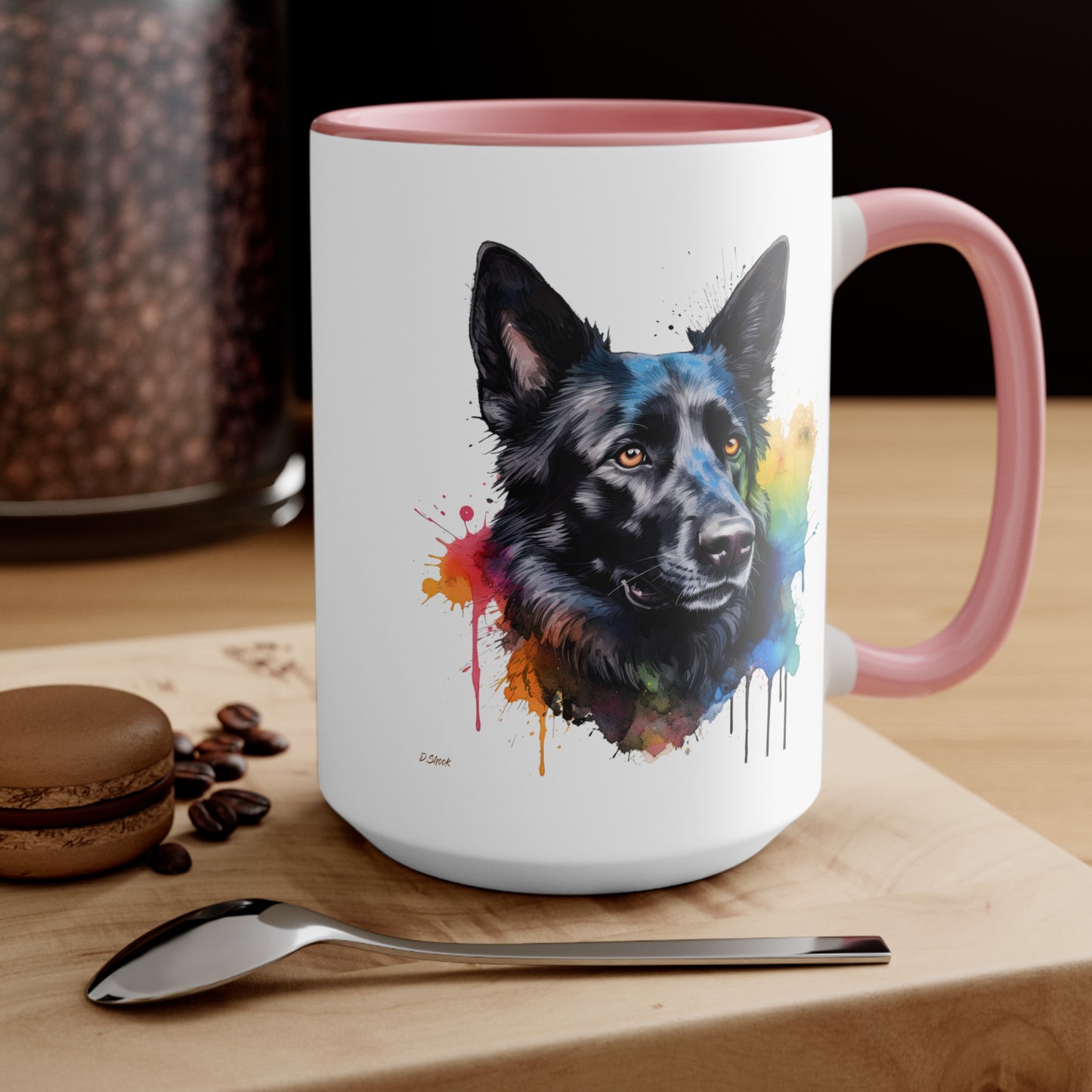 German Sheppard 22 Accent Mugs