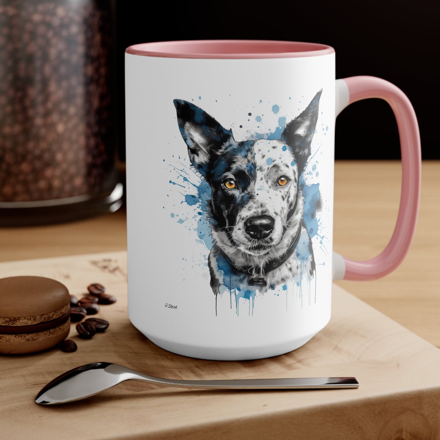 Blue Heeler 3 Accent Mugs