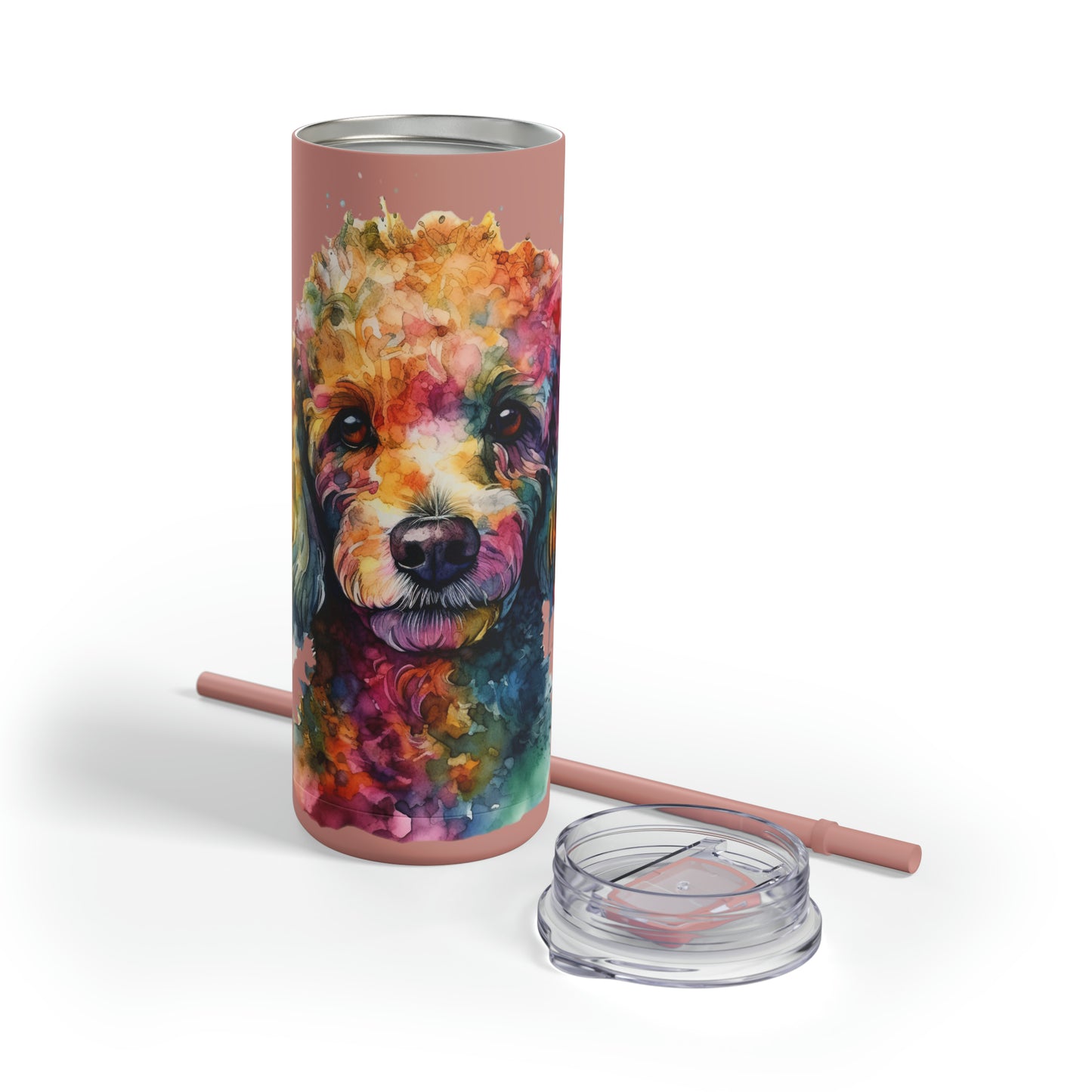 Poodle 2 Maars Maker Skinny Matte Tumbler, 20oz