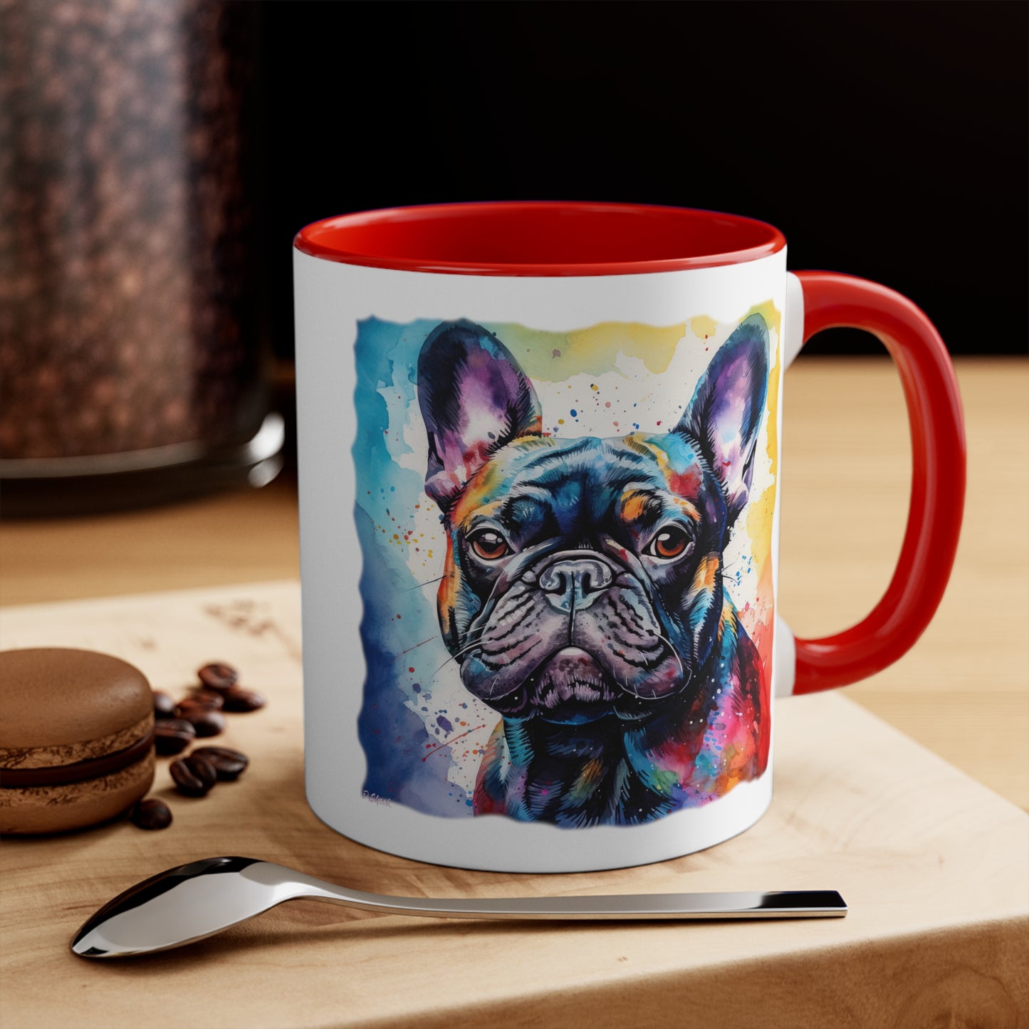 French Bulldog 2 Accent Mugs