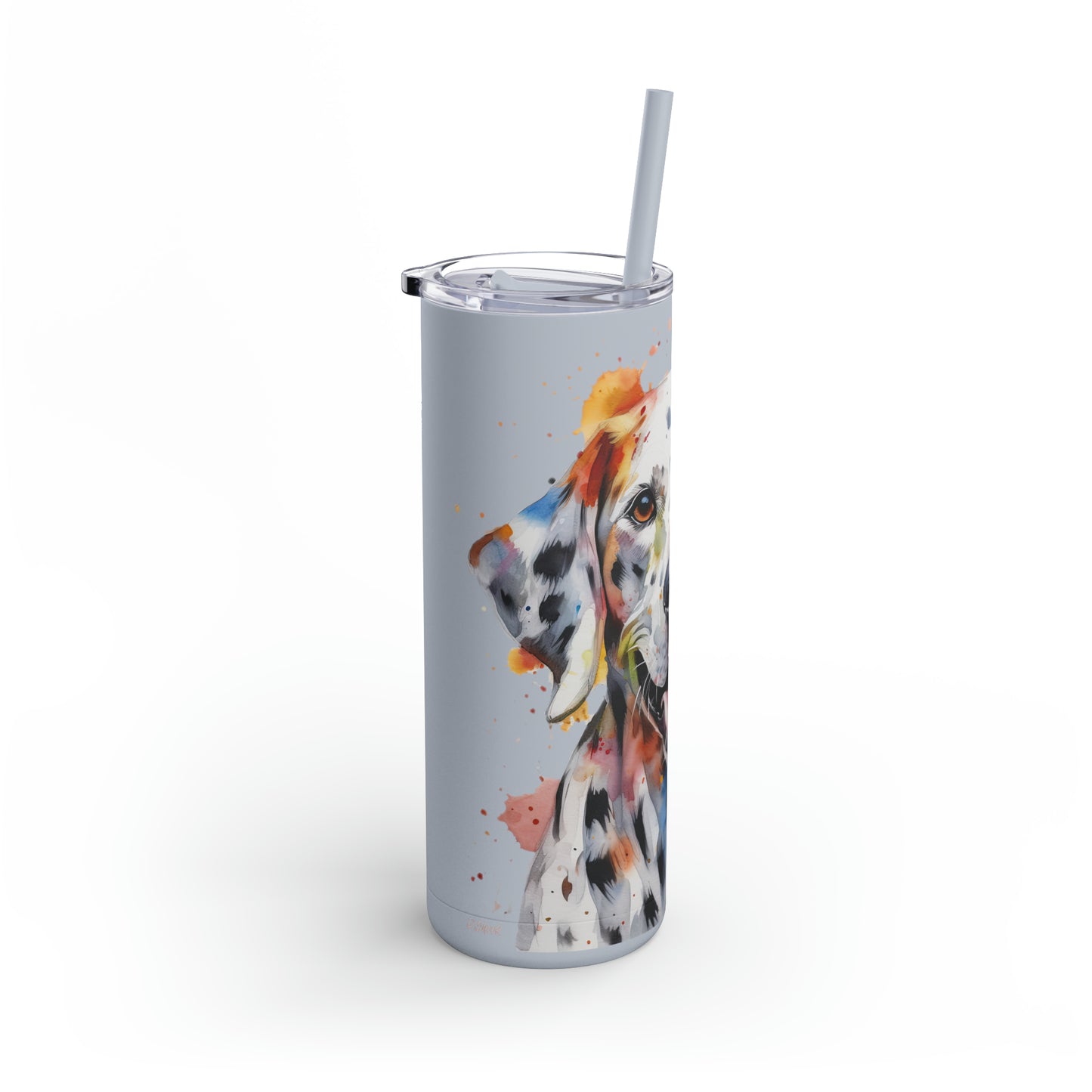 Dalmatian 1 Maars Maker Skinny Matte Tumbler, 20oz