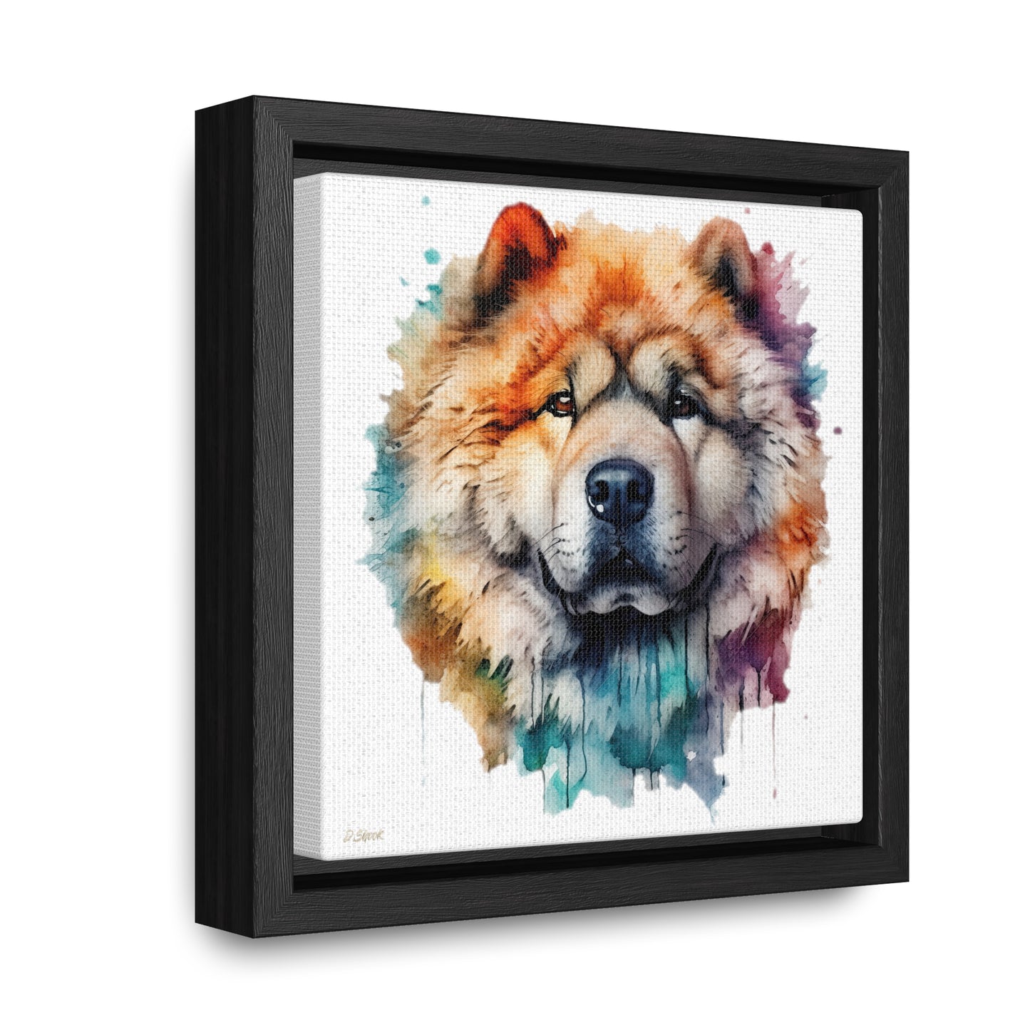 Chow Chow 3 Gallery Canvas Wraps, Square Frame
