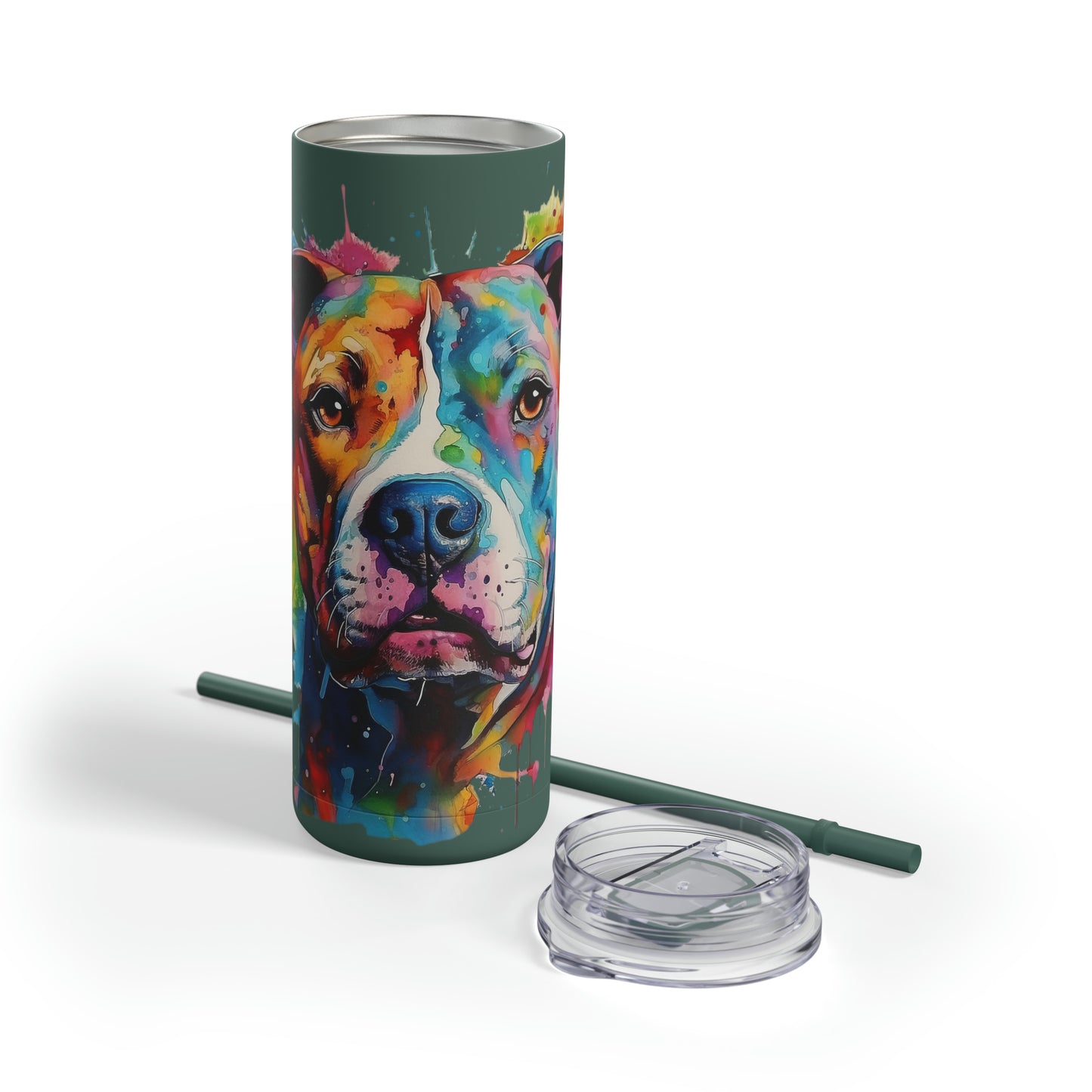 Pitbull 2 Maars Maker Skinny Matte Tumbler, 20oz