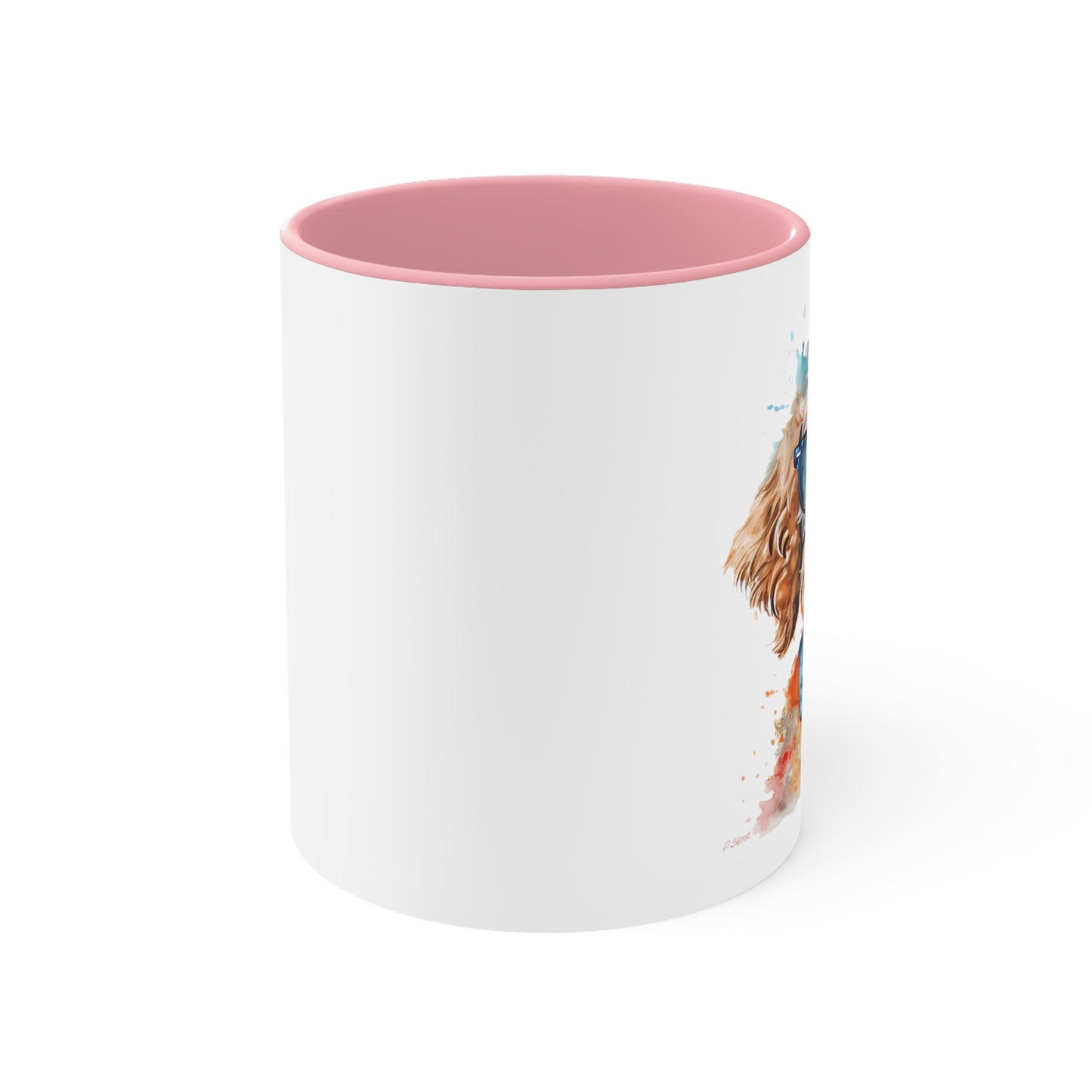 Mini Golden Doodle 9 Accent Mugs