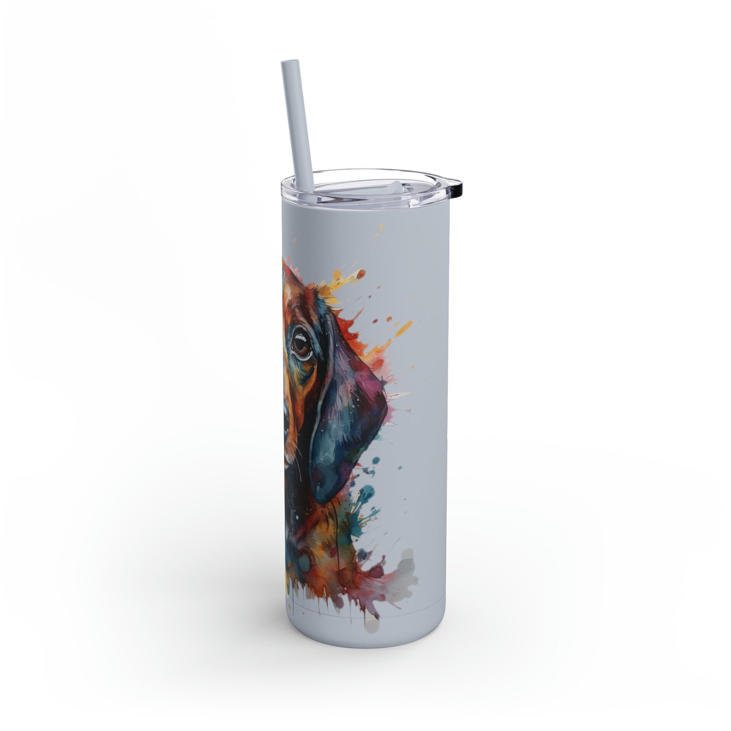 Dachshund 3 Maars Maker Skinny Matte Tumbler, 20oz
