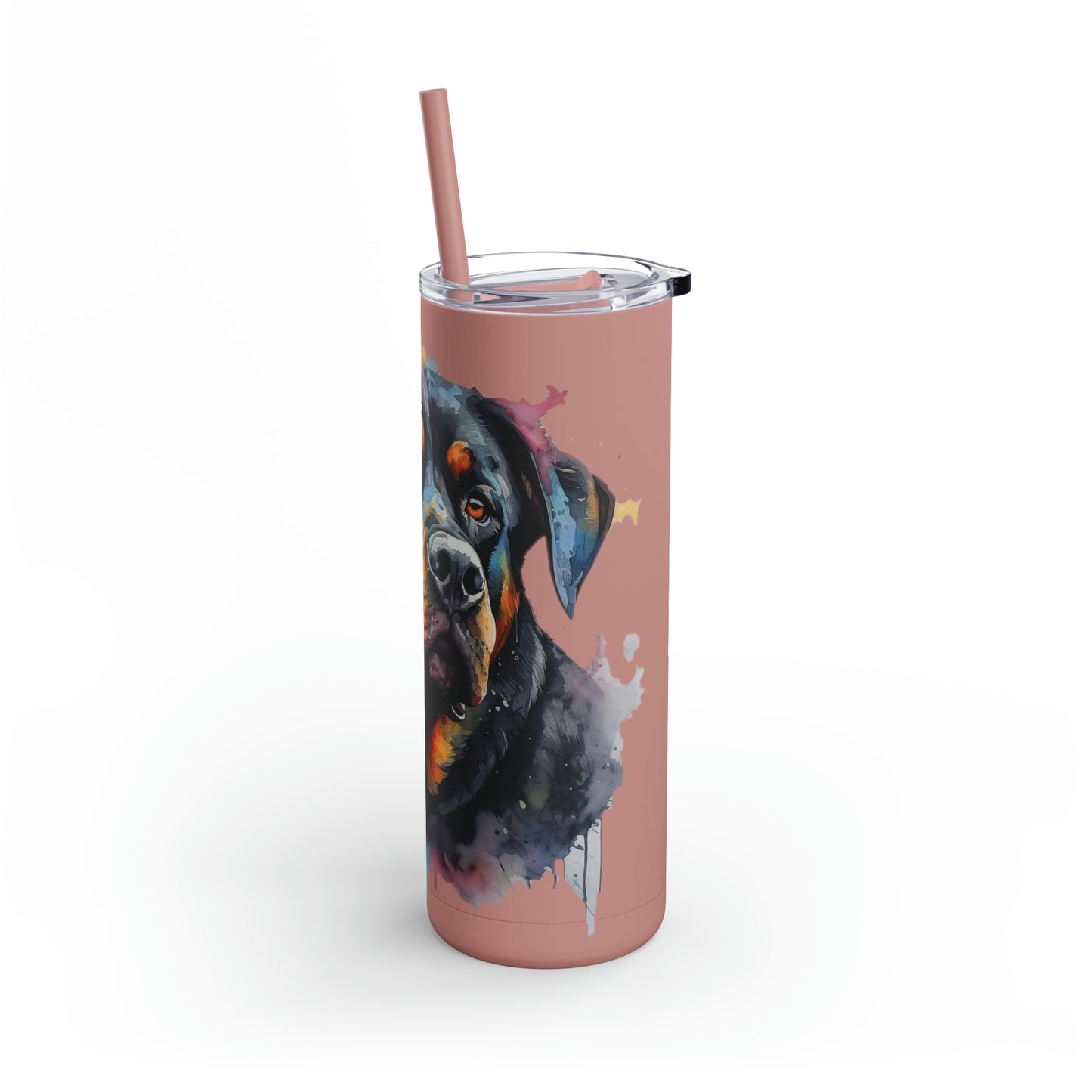 Rottweiler 3 Maars Maker Skinny Matte Tumbler, 20oz