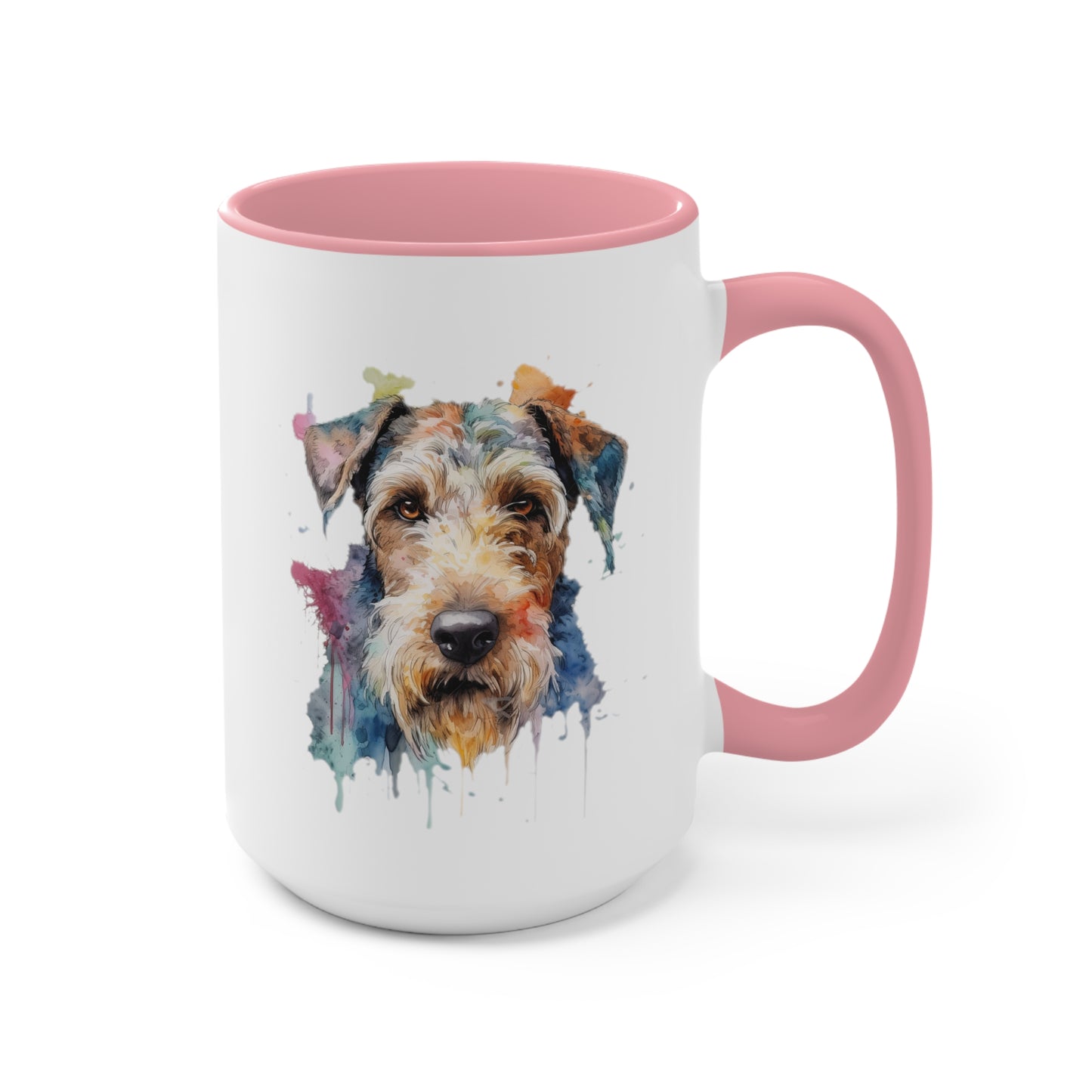 Airedale Terrier 2 Accent Mugs