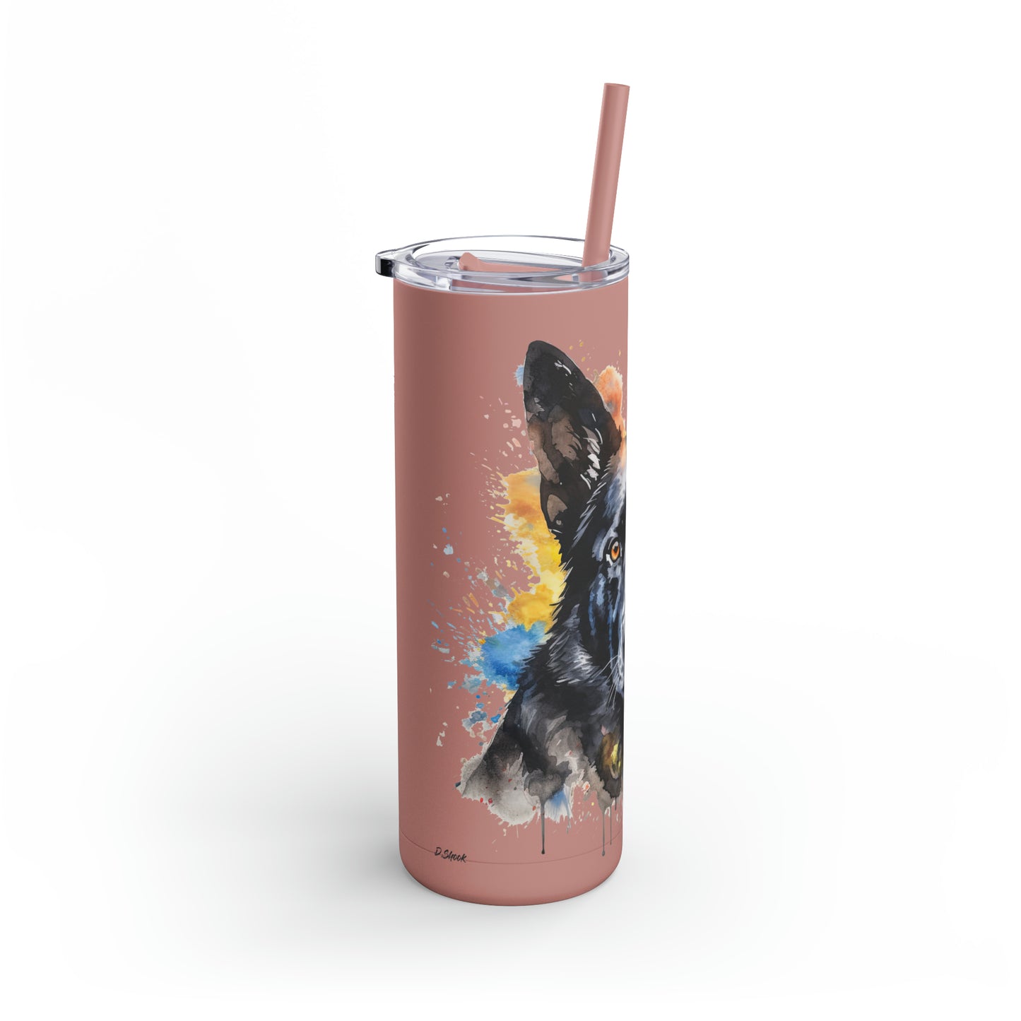 German Sheppard 21 Maars Maker Skinny Matte Tumbler, 20oz