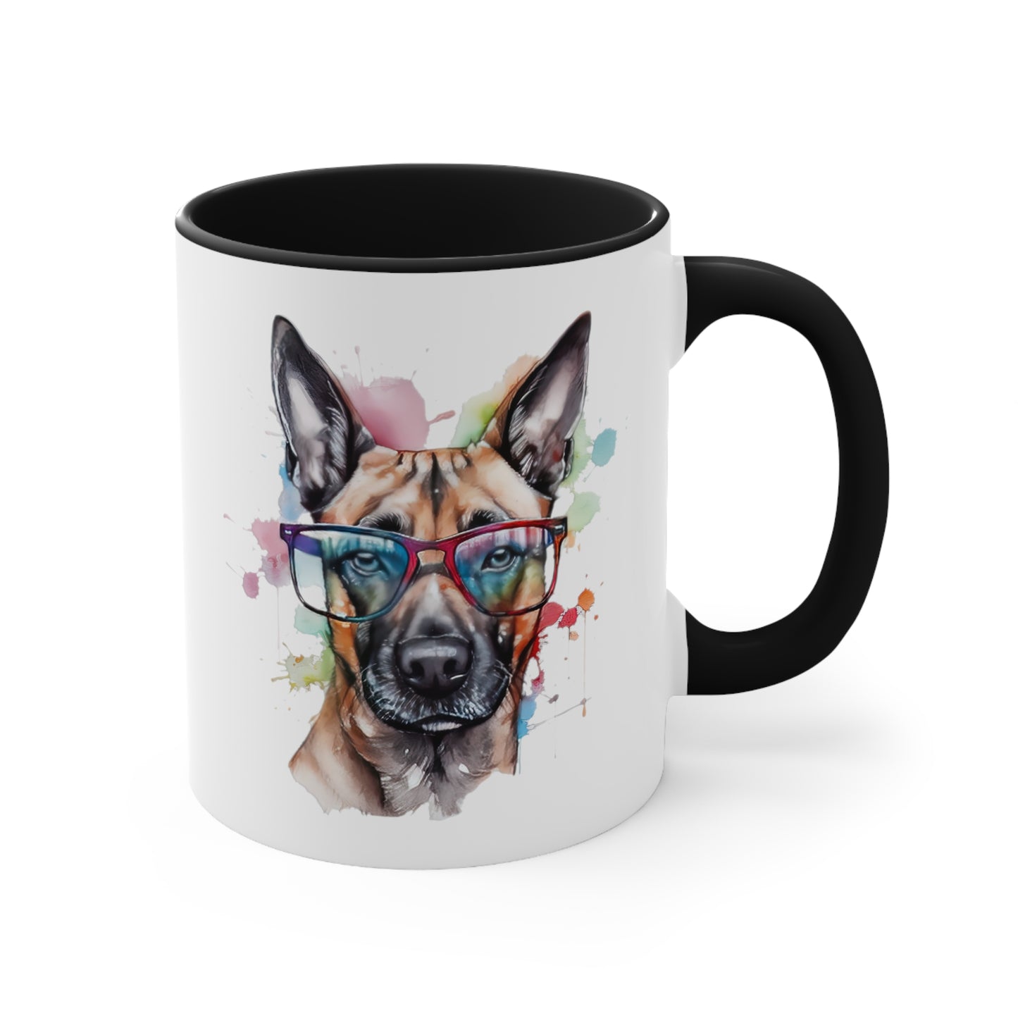 Belgium Malinois 5 Accent Mugs