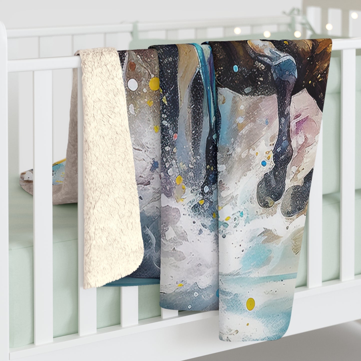 Horse Rescue 15 Sherpa Fleece Blanket