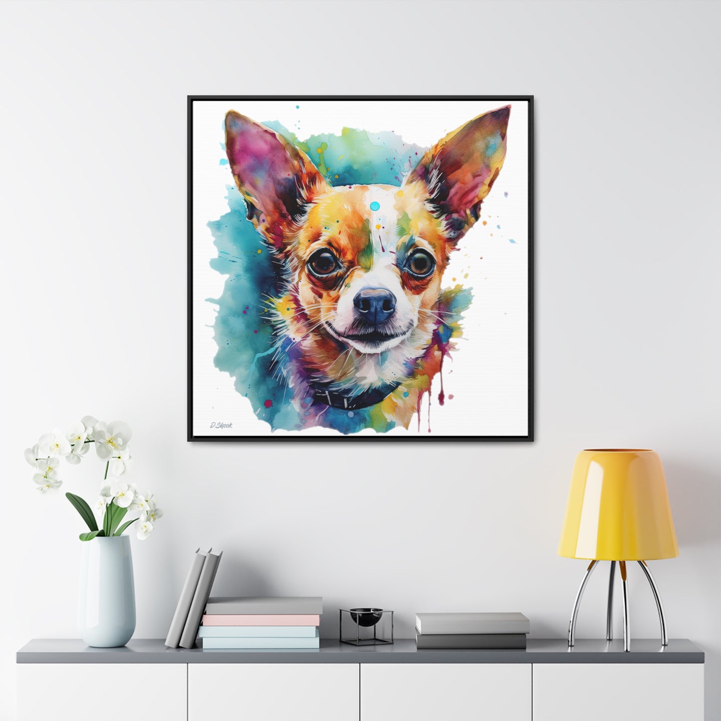Chihuahua 1 Gallery Canvas Wraps, Square Frame