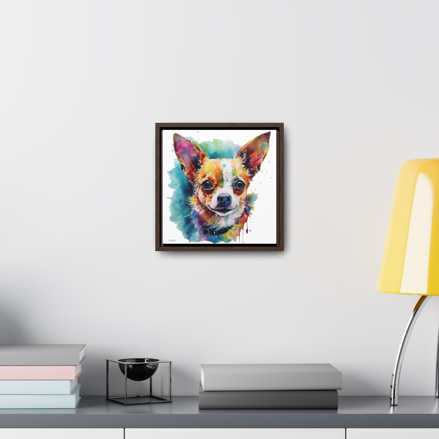 Chihuahua 1 Gallery Canvas Wraps, Square Frame