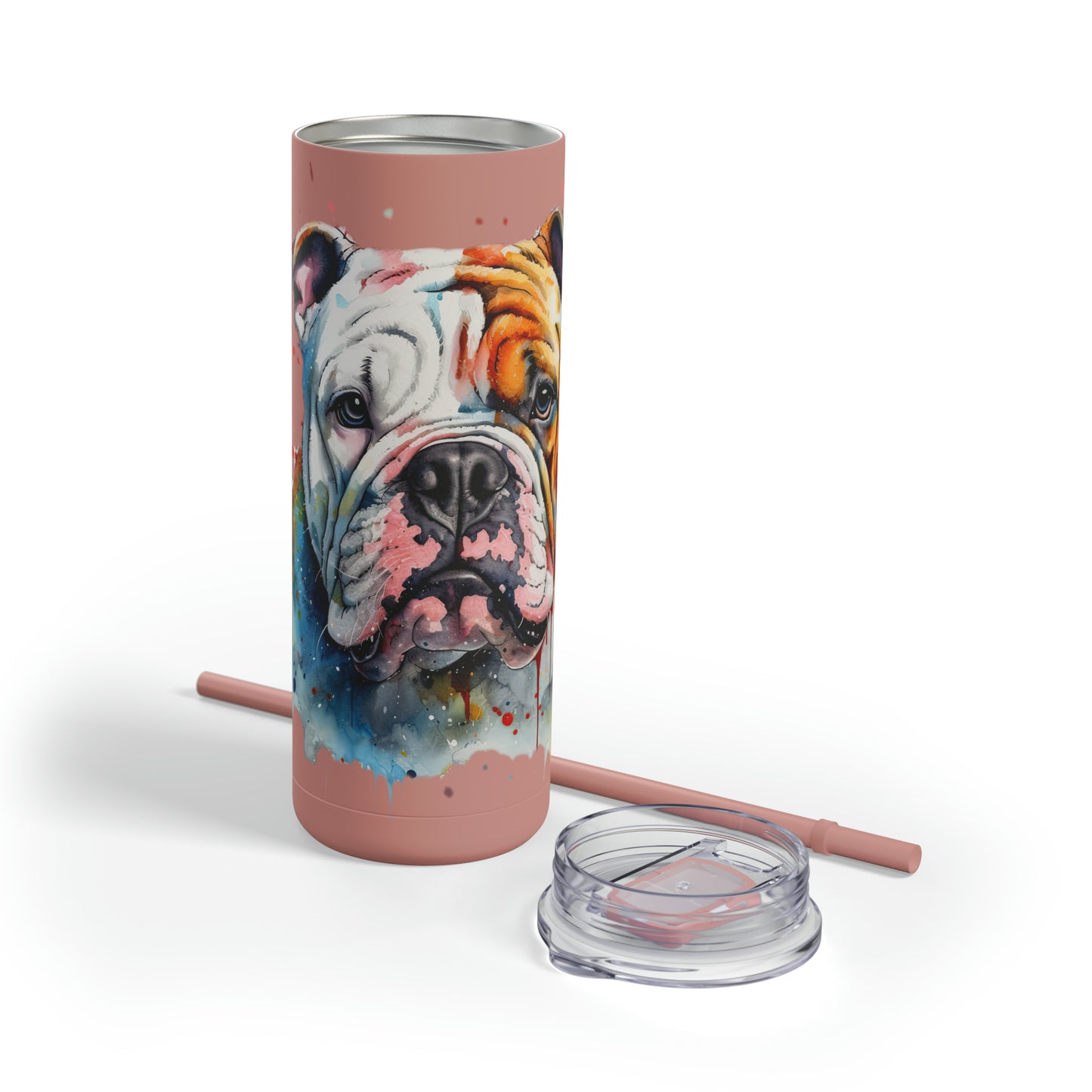 Bulldog 3 Maars Maker Skinny Matte Tumbler, 20oz
