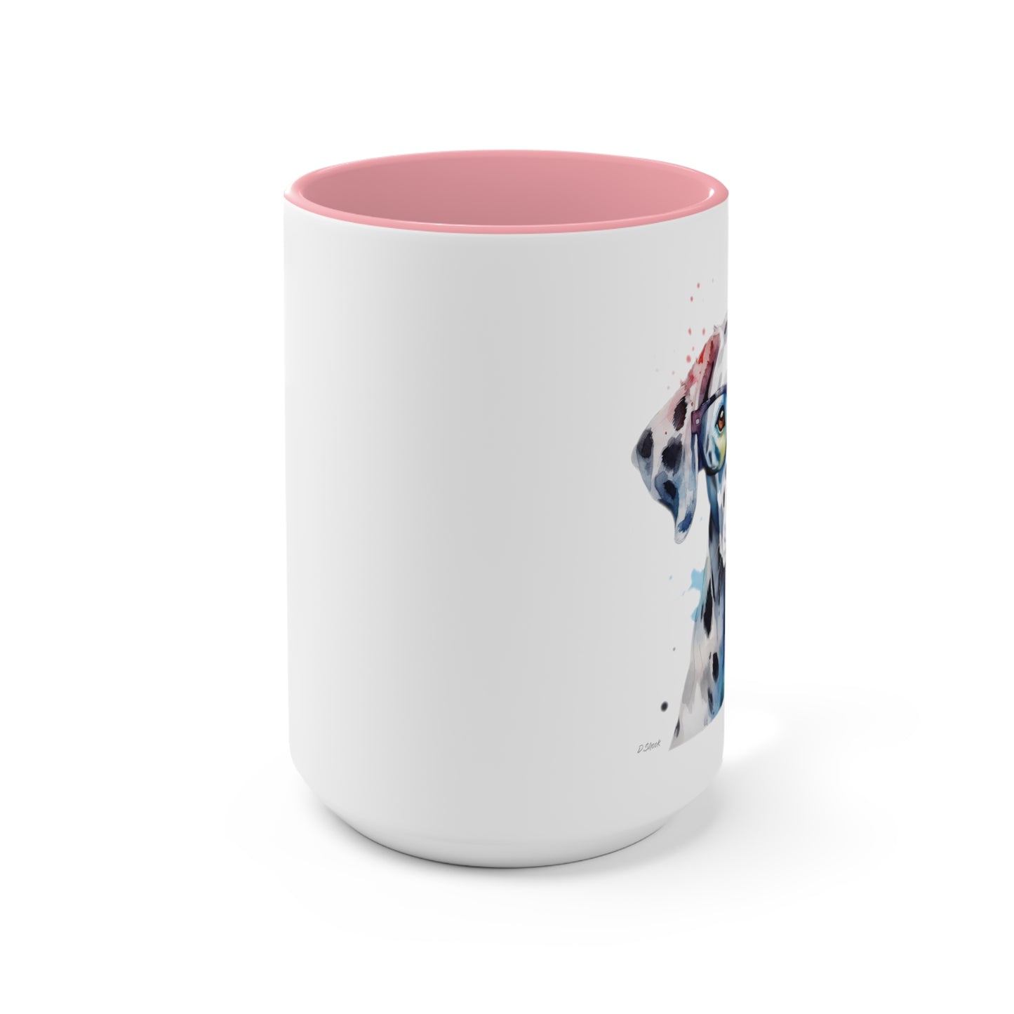 Dalmatian 4 Accent Mugs