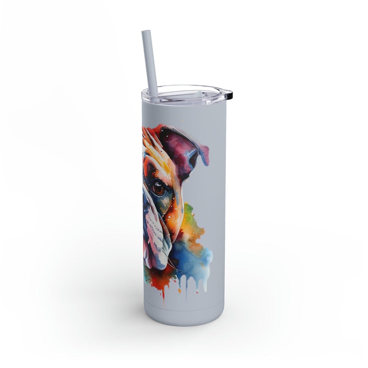 Bulldog 4 Maars Maker Skinny Matte Tumbler, 20oz