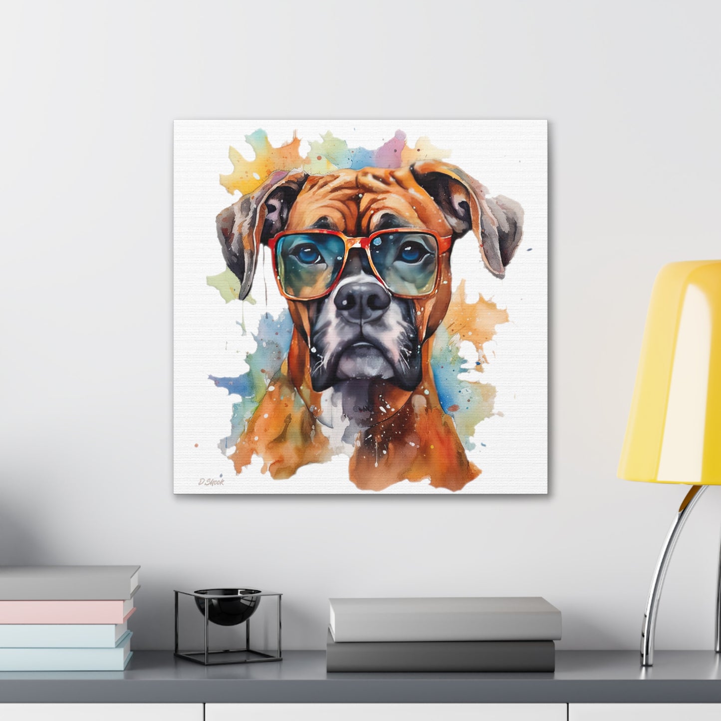 Boxer 4 Canvas Gallery Wraps