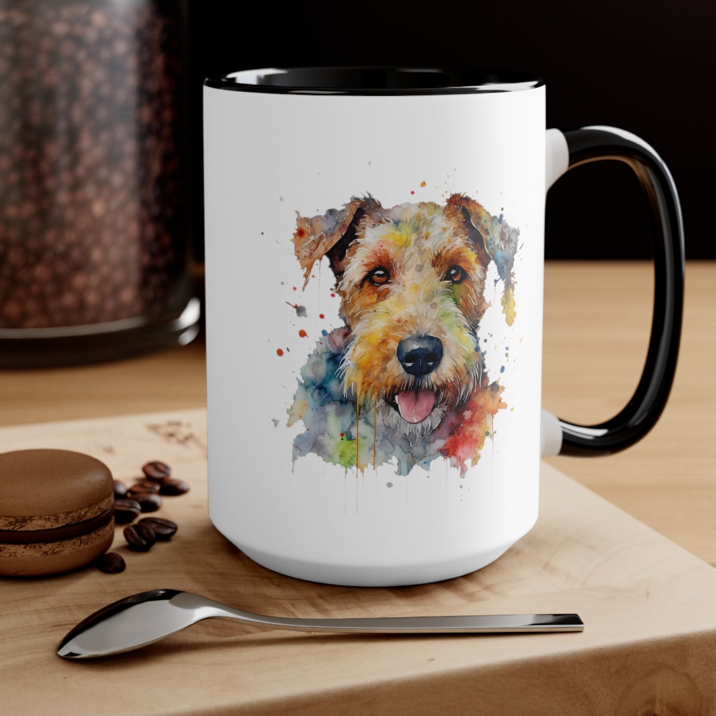 Airedale Terrier 1 Accent Mugs