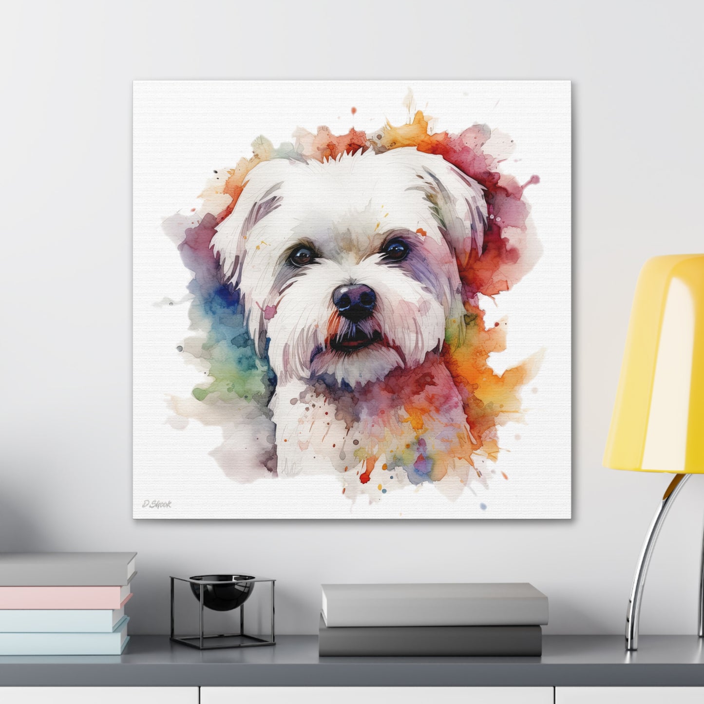 Maltese Dog 2 Canvas Gallery Wraps