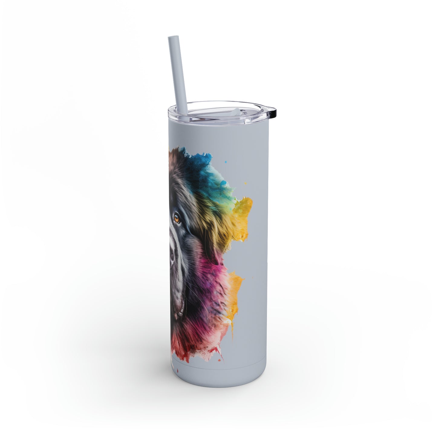 Newfoundland Dog 3 Maars Maker Skinny Matte Tumbler, 20oz
