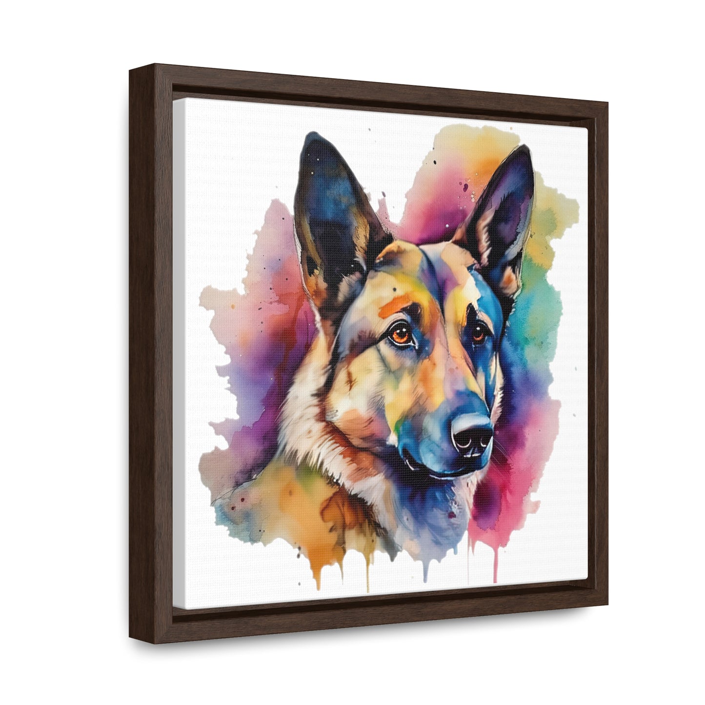 German Sheppard 3B Gallery Canvas Wraps, Square Frame