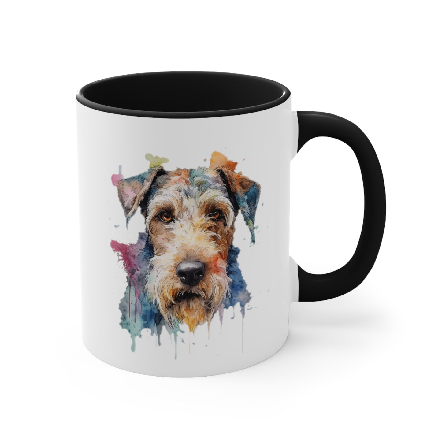 Airedale Terrier 2 Accent Mugs
