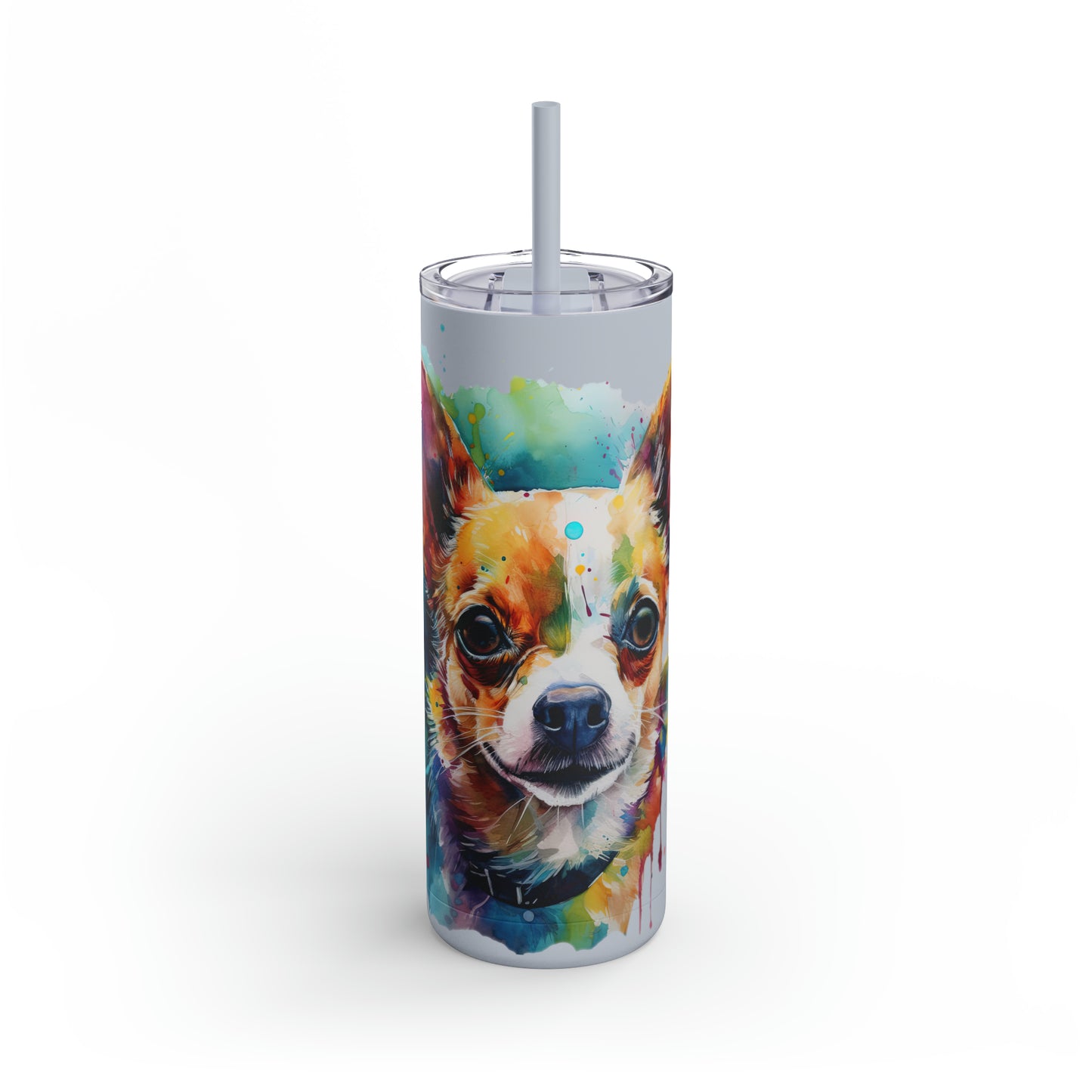 Chihuahua 1 Maars Maker Skinny Matte Tumbler, 20oz