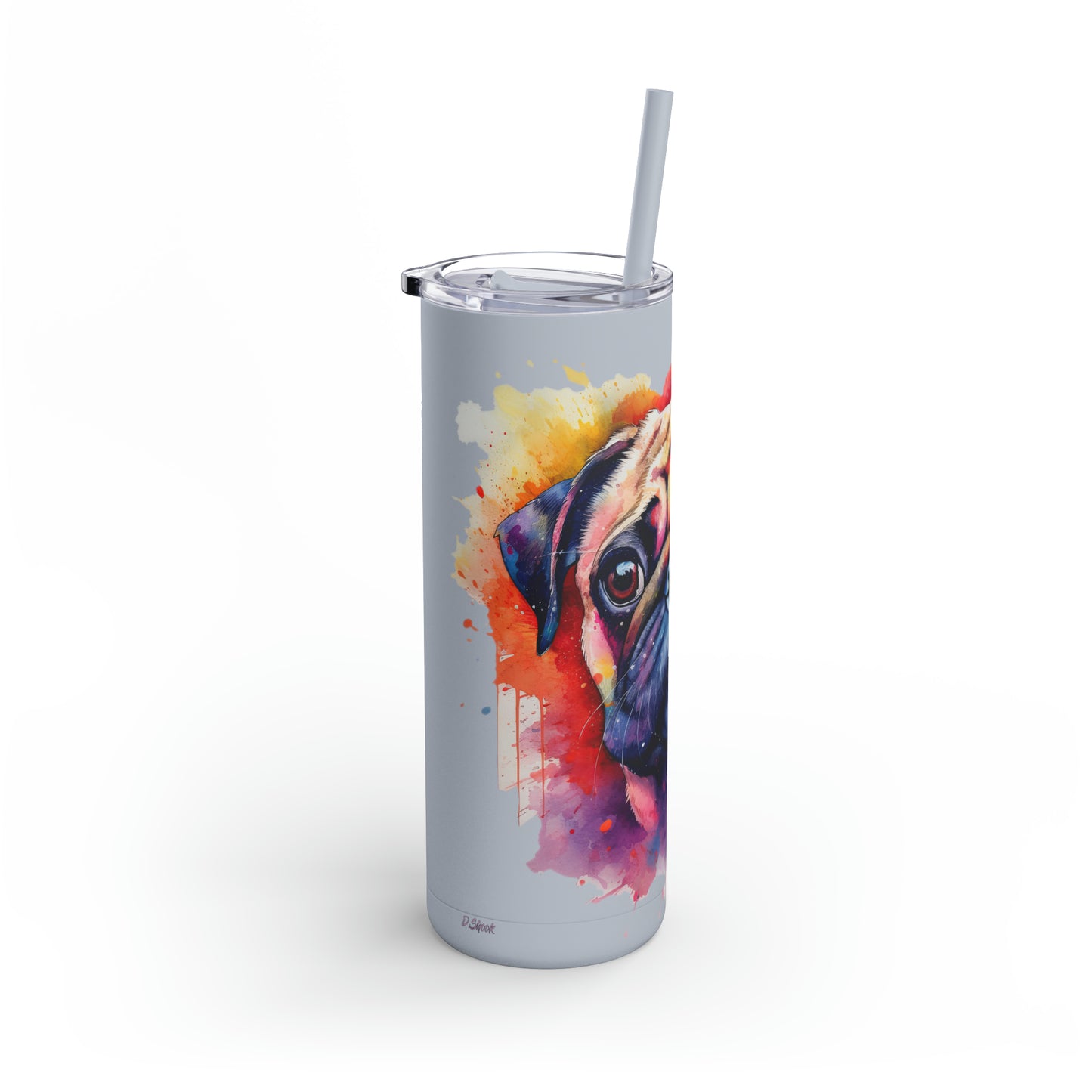 Pug 1 Maars Maker Skinny Matte Tumbler, 20oz
