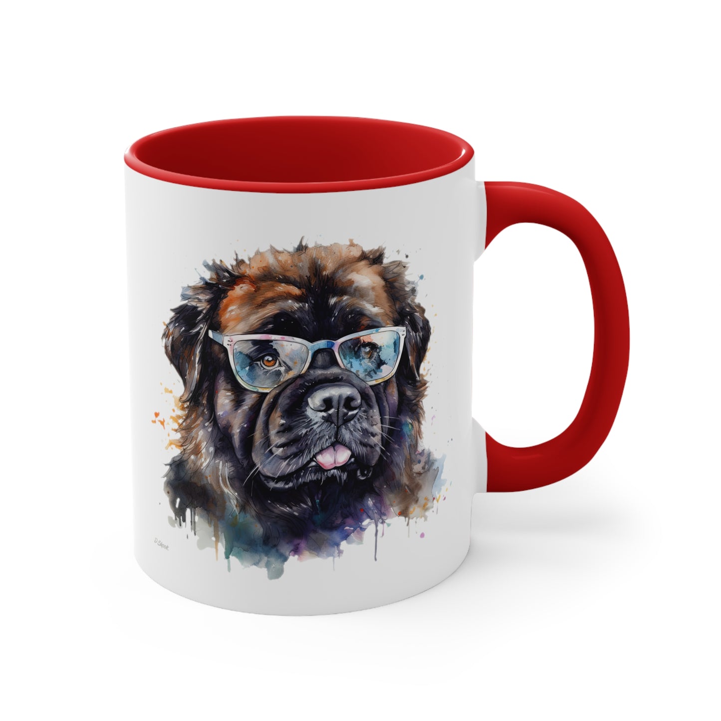 Newfoundland Dog 5 Accent Mugs