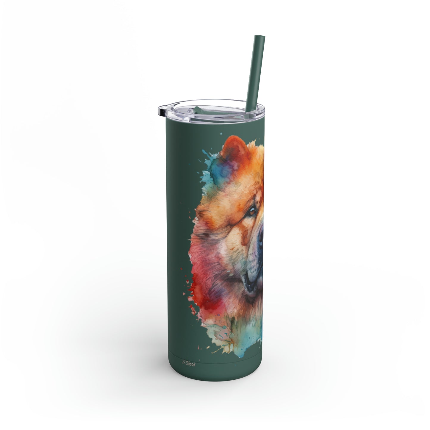 Chow Chow 2 Maars Maker Skinny Matte Tumbler, 20oz