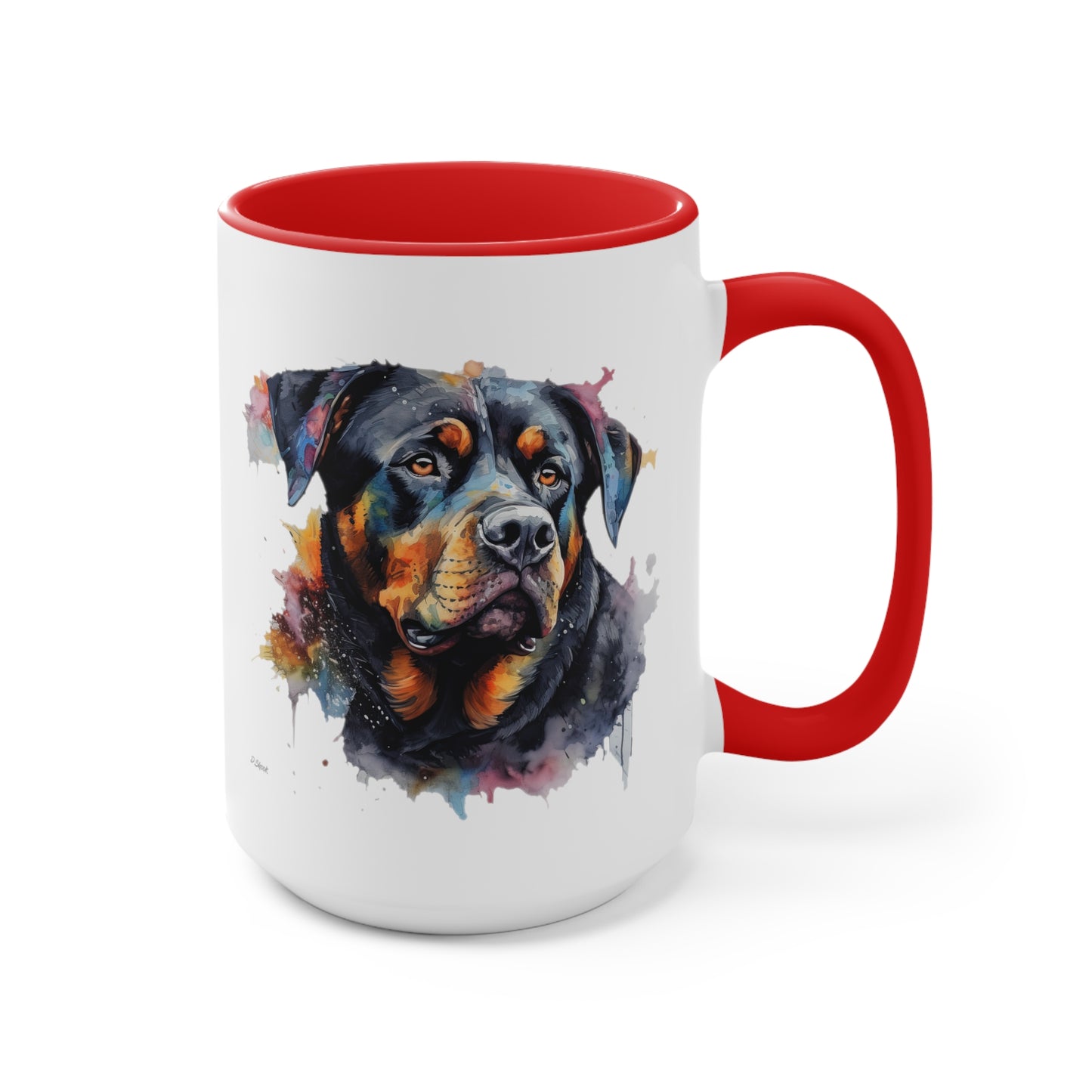Rottweiler 3 Accent Mugs