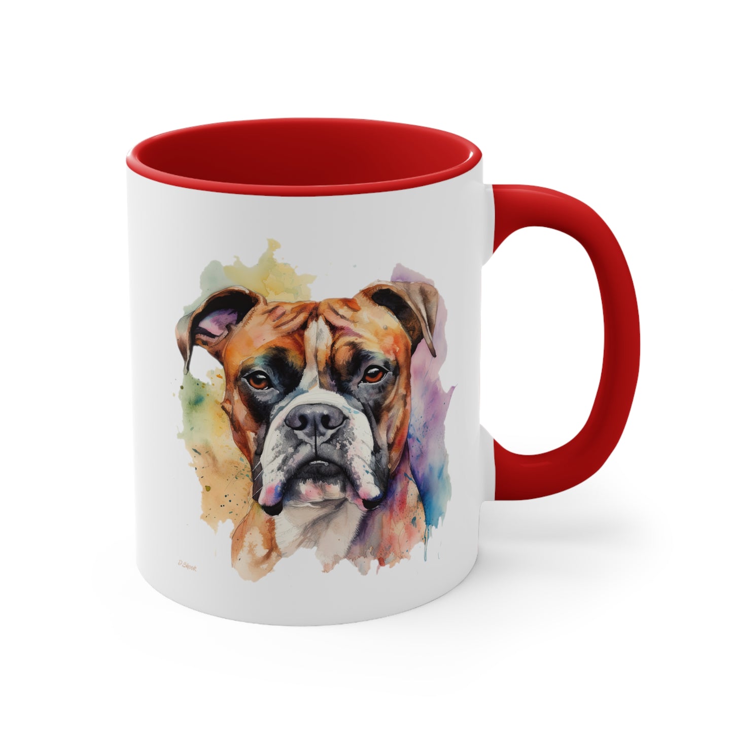 Boxer 2 Accent Mugs