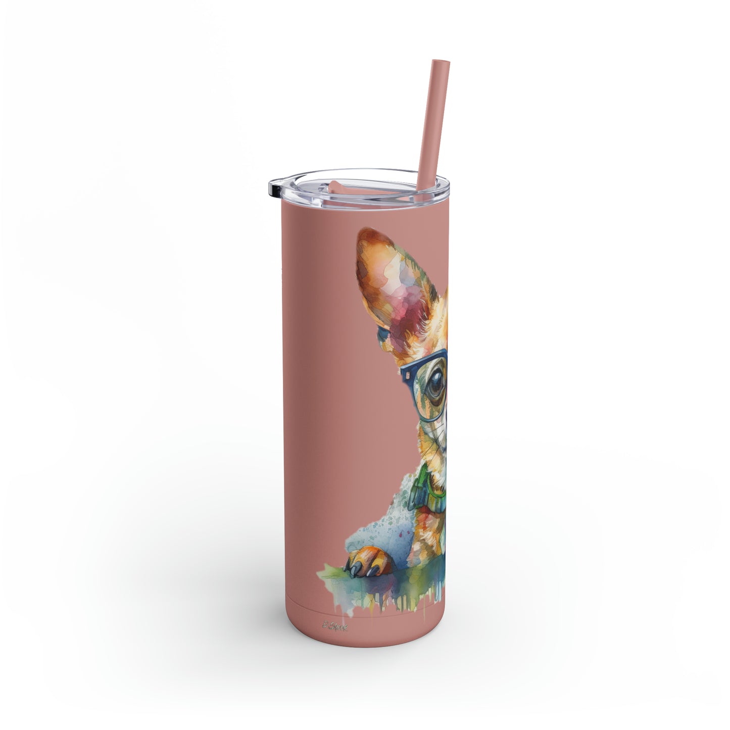Chihuahua 4 Maars Maker Skinny Matte Tumbler, 20oz