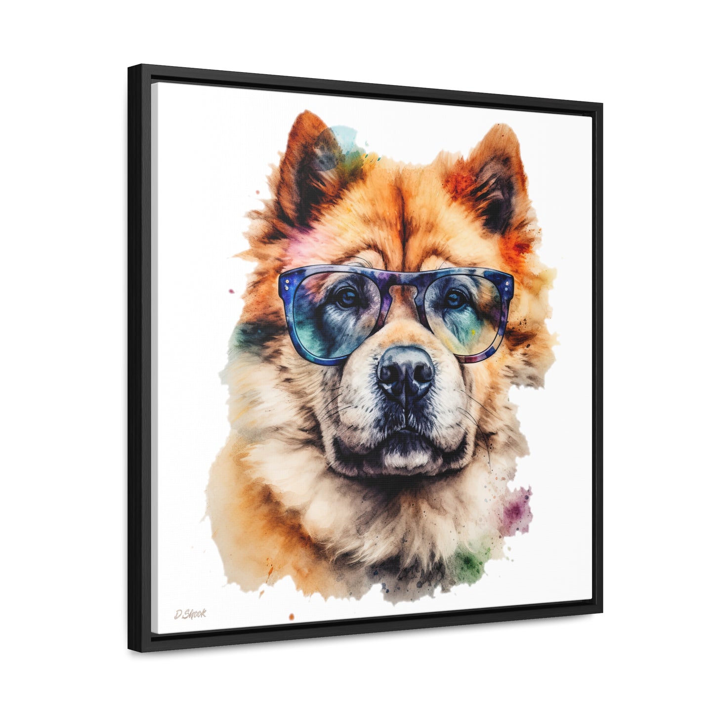Chow Chow 5 Gallery Canvas Wraps, Square Frame