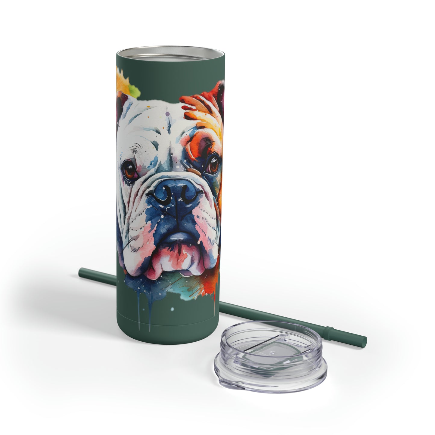 Bulldog 4 Maars Maker Skinny Matte Tumbler, 20oz
